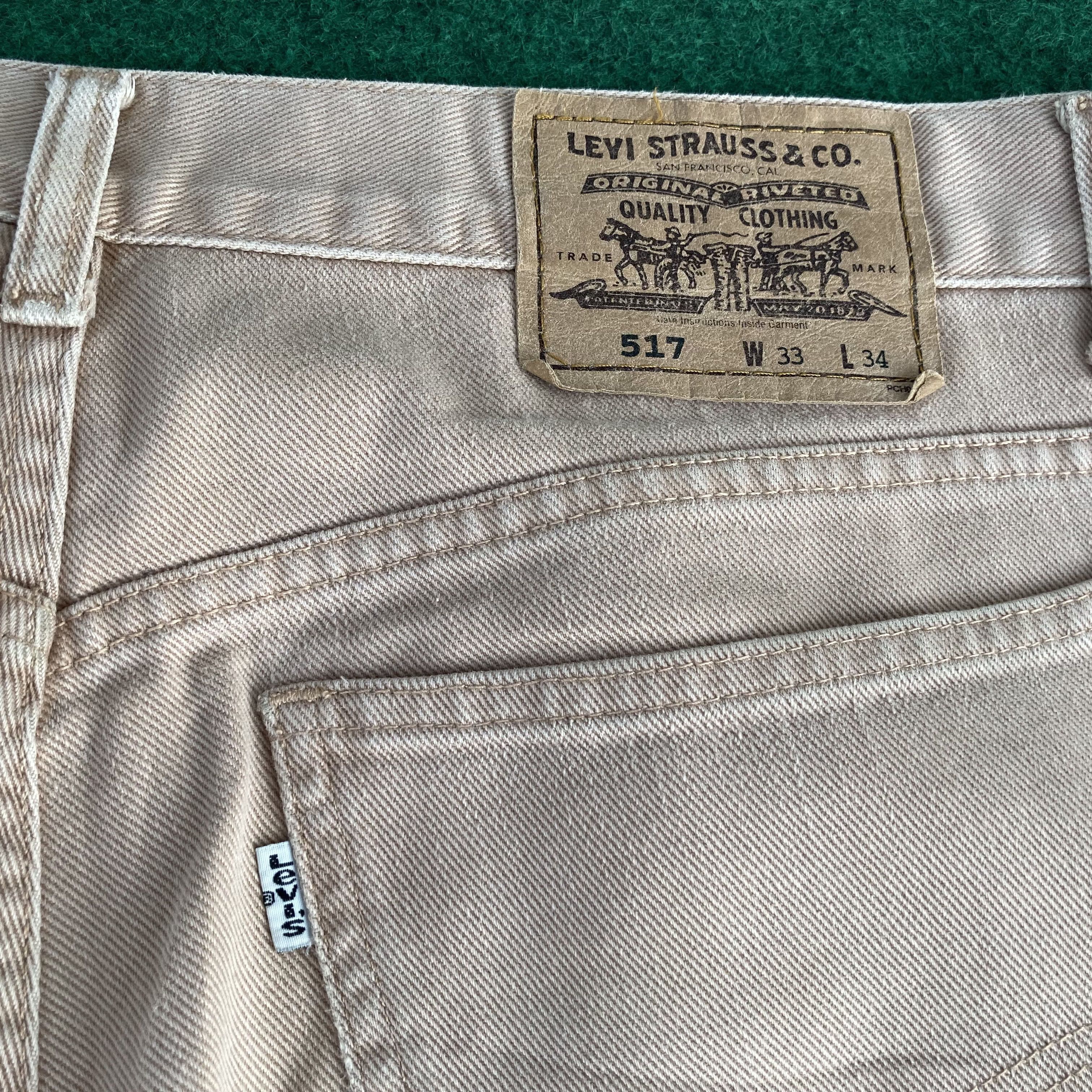Levi's × Vintage Vtg Levis 517 Faded Denim Flare Dirty Bootcut Jeans Size US 32 / EU 48 - 11 Thumbnail