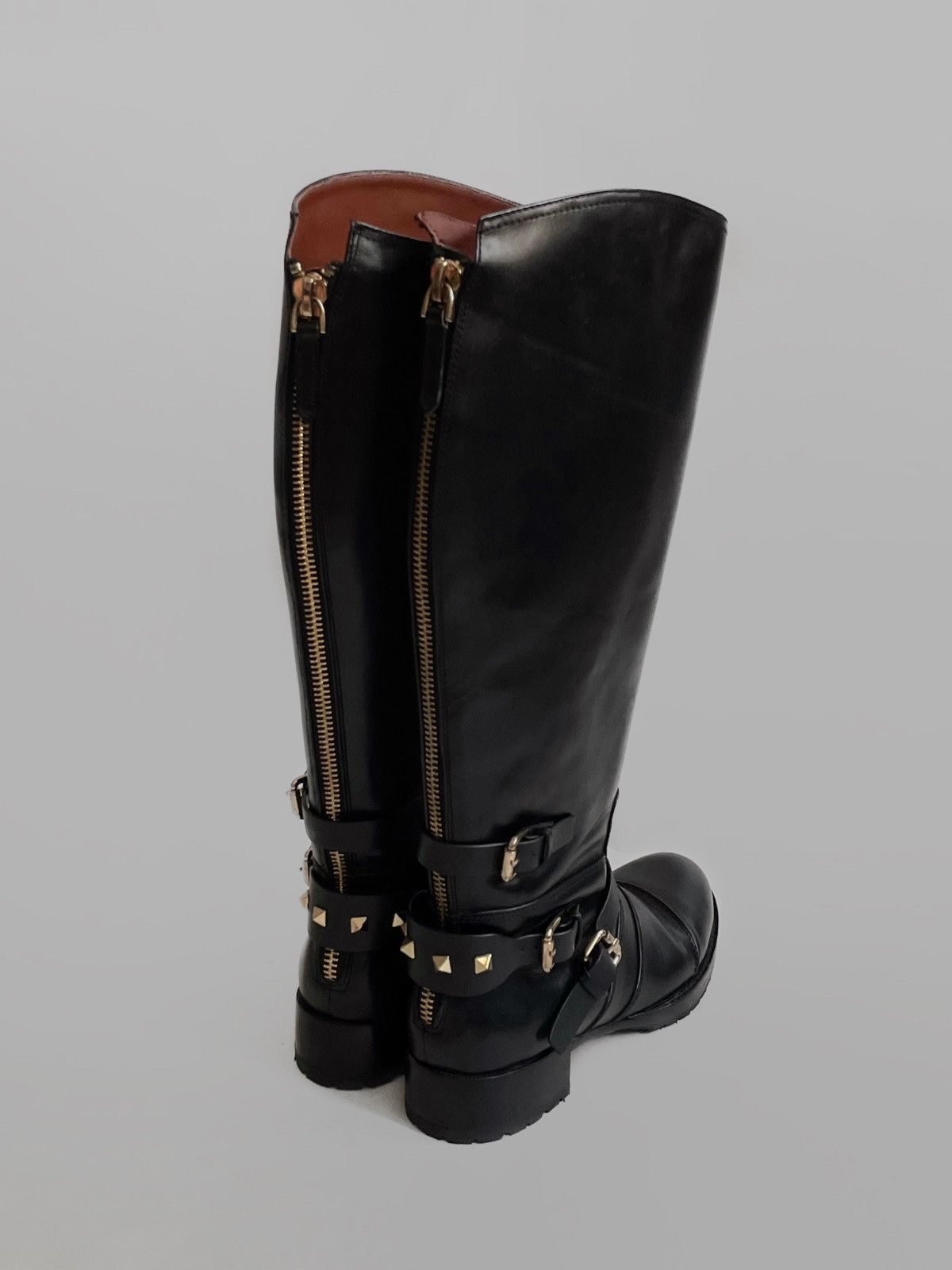 Valentino Valentino Garavani Leather high boots buckles Archive Size US 9 / IT 39 - 5 Thumbnail