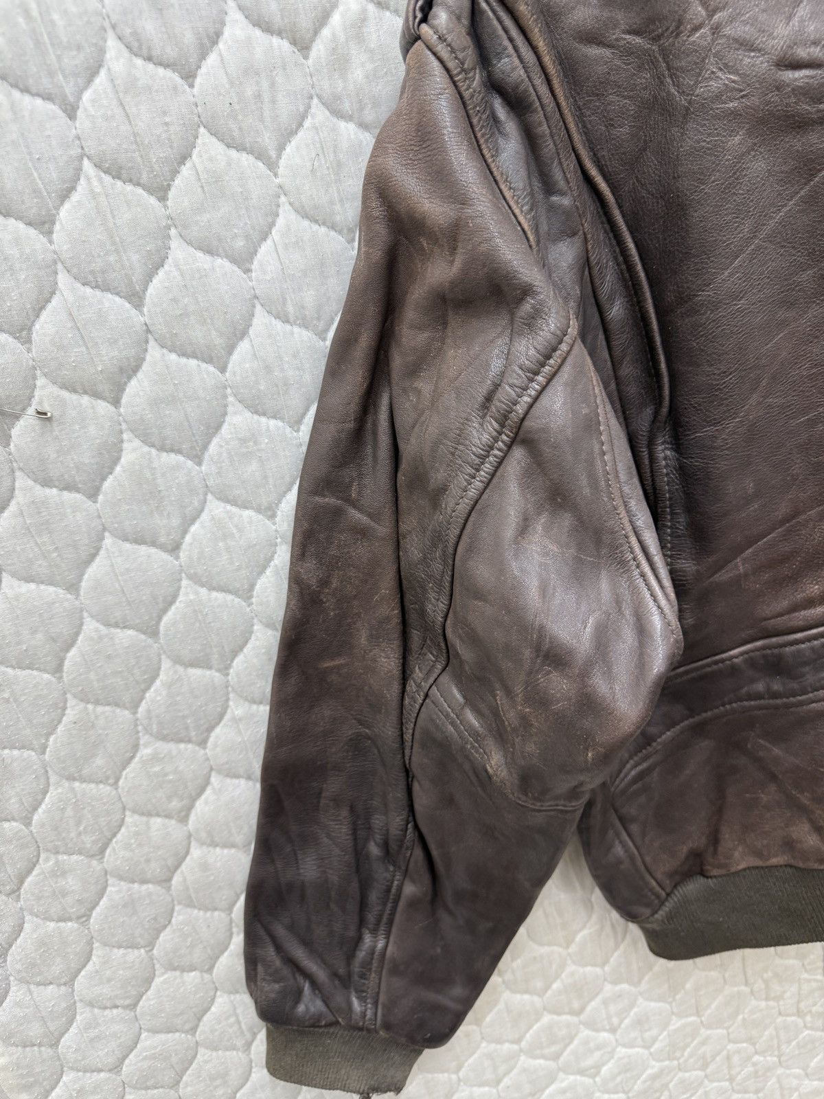 Genuine Leather 🔥🔥🔥ARCHIVE VTG A2 LEATHER FLIGHT JACKET Size US M / EU 48-50 / 2 - 17 Thumbnail