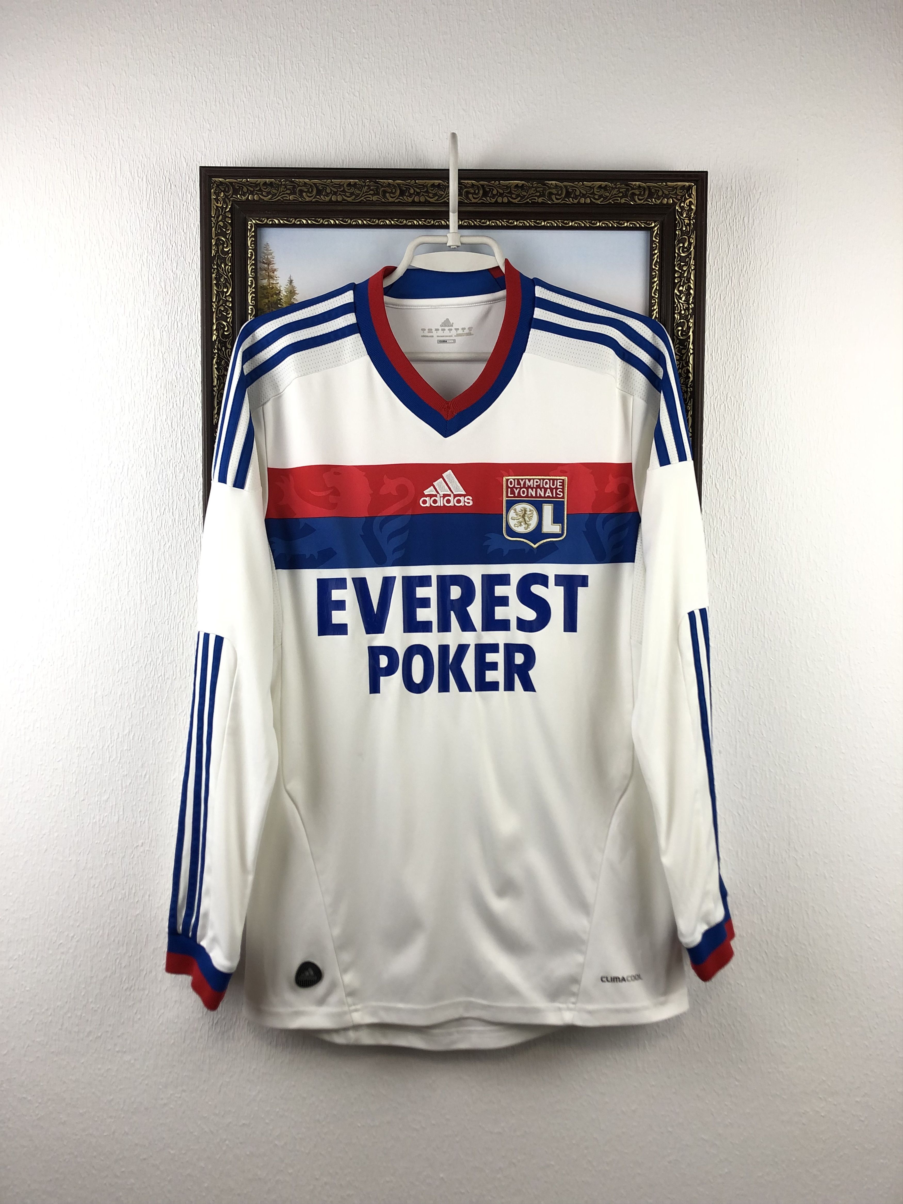Adidas Olympique Lyonnais shirt 2011 Soccer Jersey Long Sleeve Size US S / EU 44-46 / 1 - 1 Thumbnail