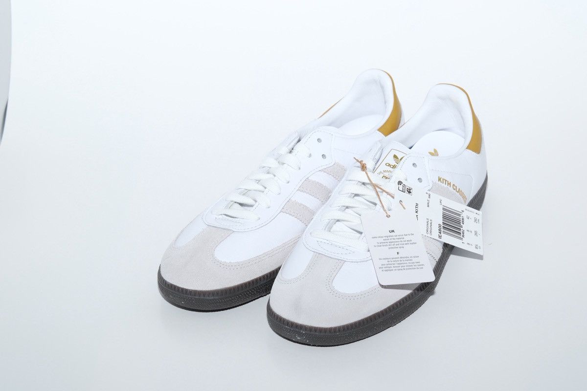 Adidas × Kith adidas x KITH Samba OG White Mango Size 8.5 Size US 8.5 / EU 41-42 - 1 Thumbnail