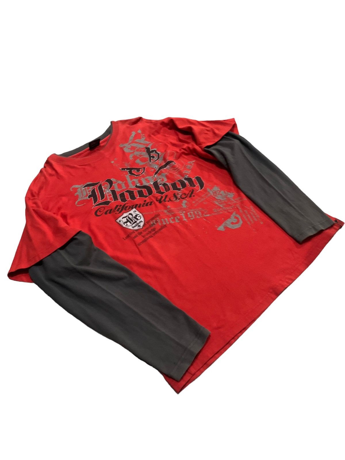 If Six Was Nine Y2k Bad Boy USA poem double layer iconic longsleeve Size US L / EU 52-54 / 3 - 3 Thumbnail