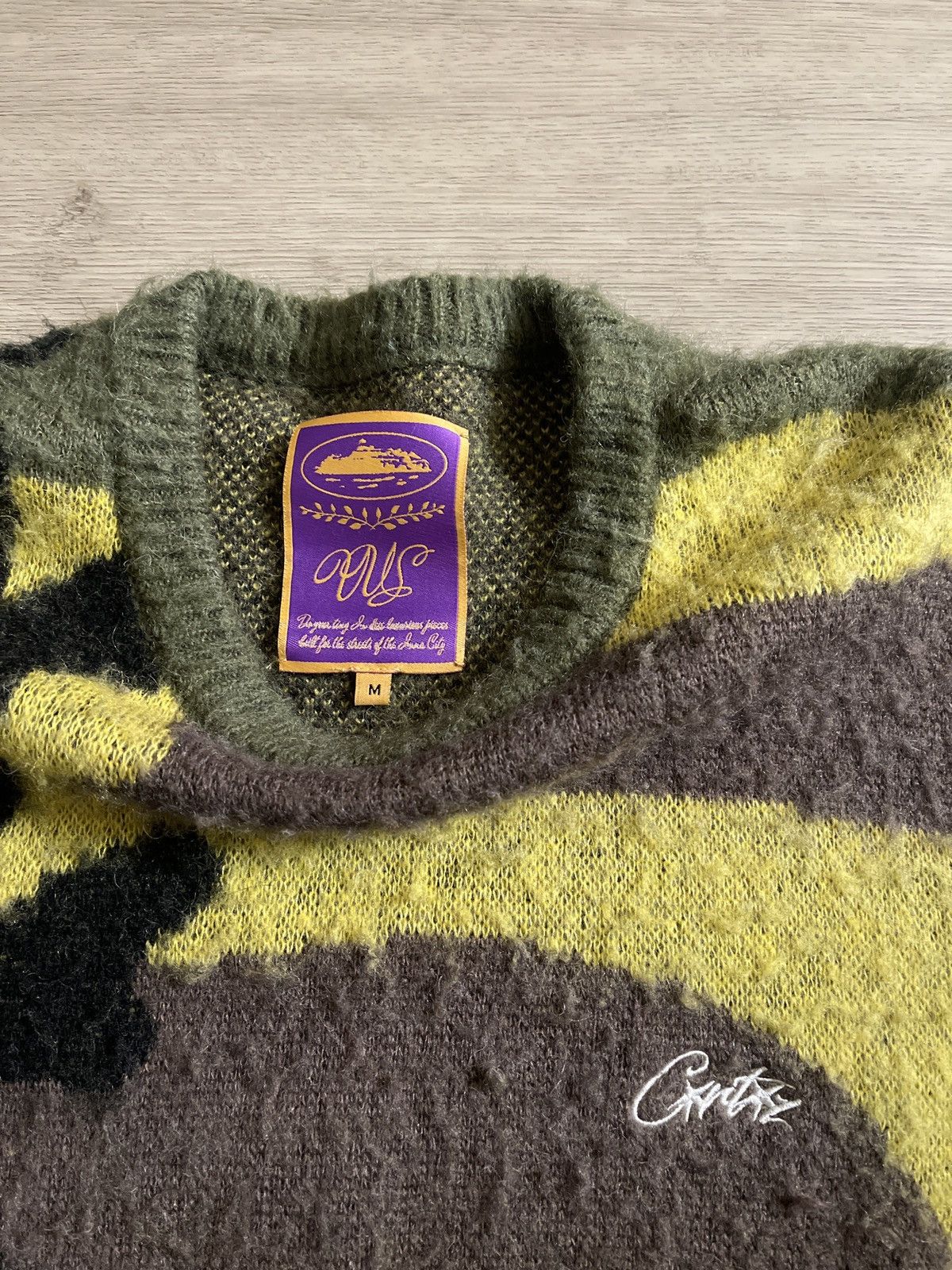 Corteiz Corteiz Gutta Camo Mohair Sweater Size US M / EU 48-50 / 2 - 3 Thumbnail