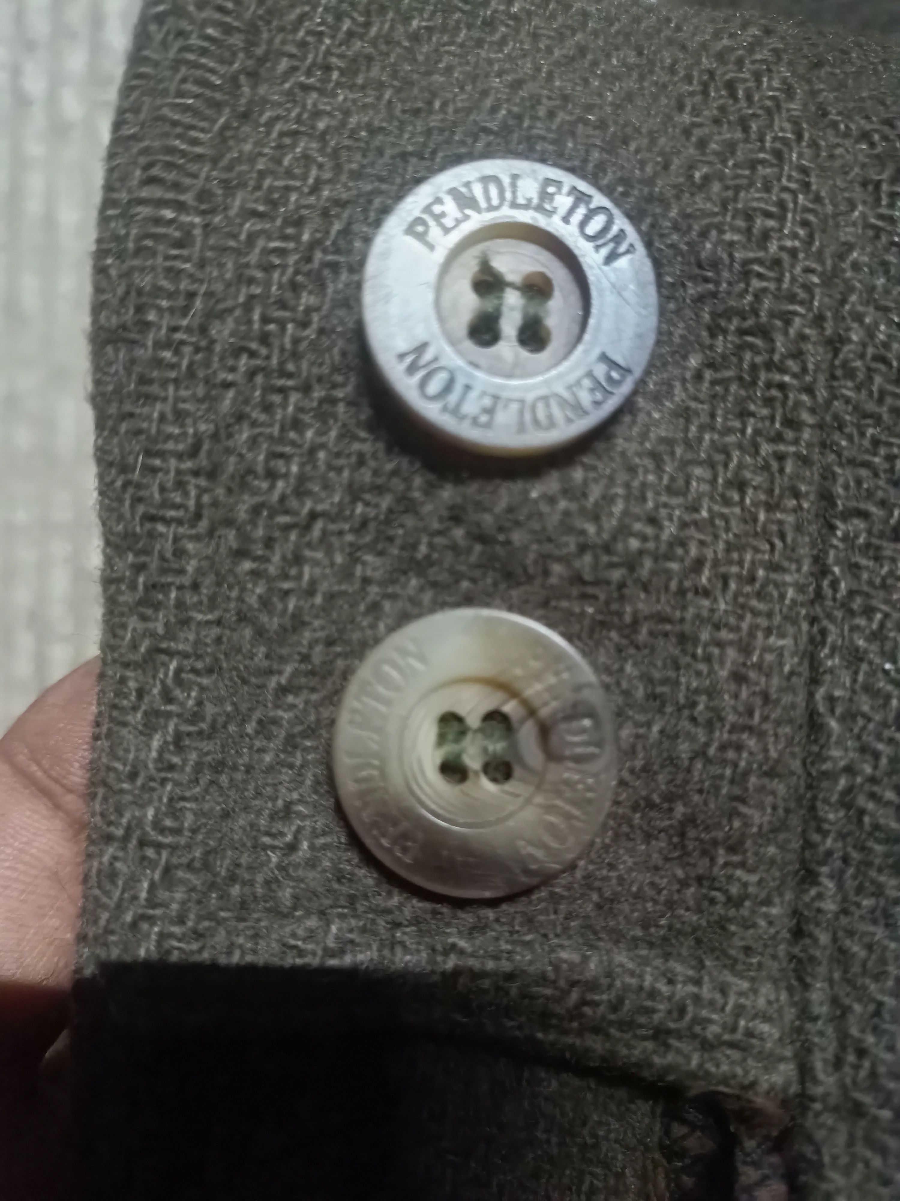 Pendleton × Vintage PENDLETON WOOL HUNTING JACKET x ARMY DESIGN x VINTAGE x RARE Size US M / EU 48-50 / 2 - 2 Thumbnail