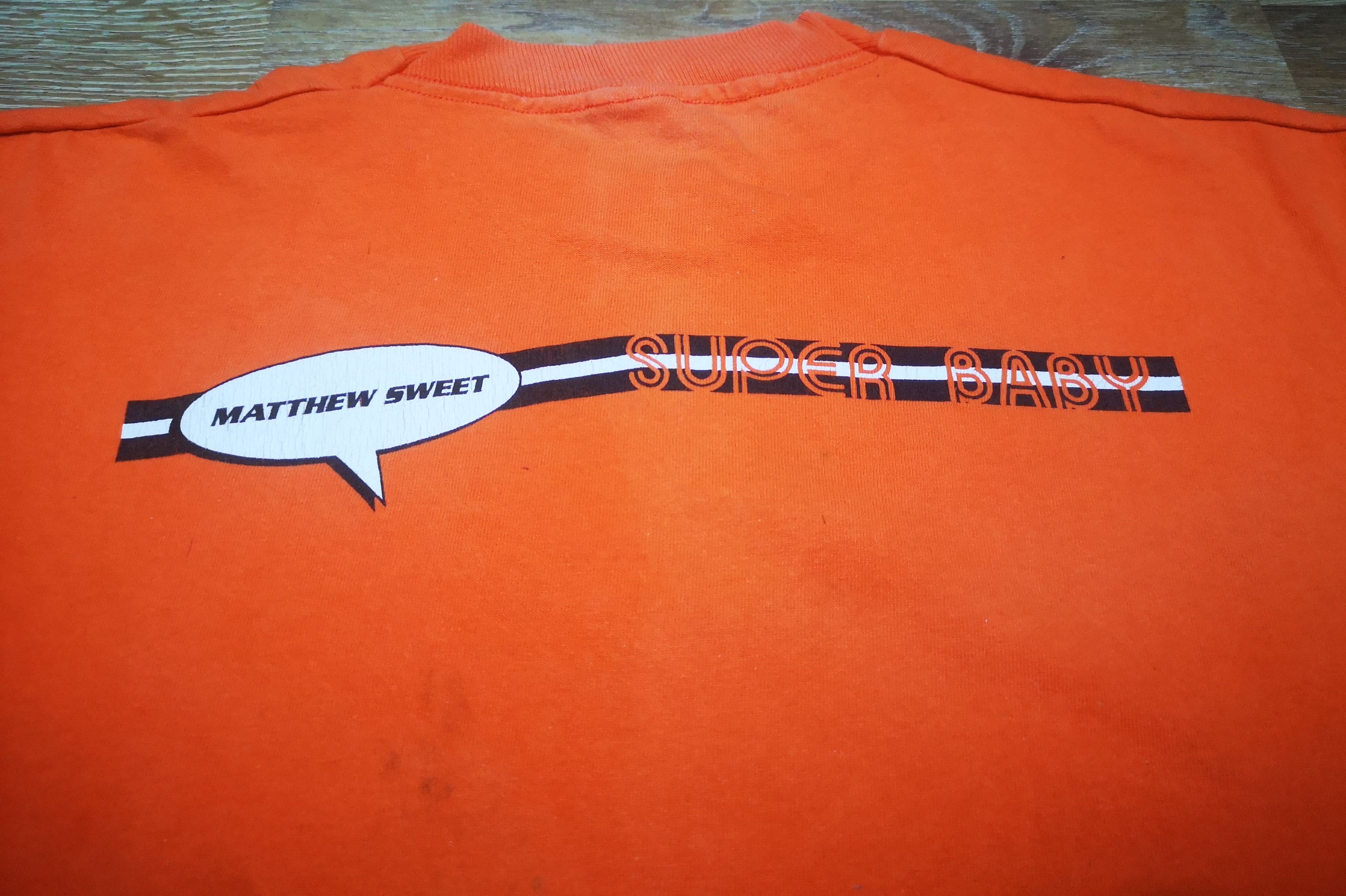 Band Tees × Vintage Autograph Vintage 90s Matthew Sweet Band Super Baby Niceman Size US L / EU 52-54 / 3 - 12 Thumbnail
