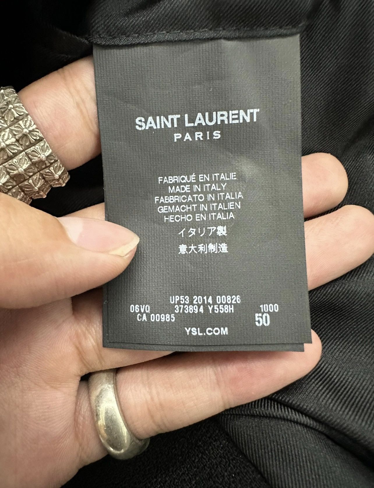 Saint Laurent Paris *RARE* Saint Laurent SS15 Star Blazer Sz.50 Size US M / EU 48-50 / 2 - 7 Thumbnail