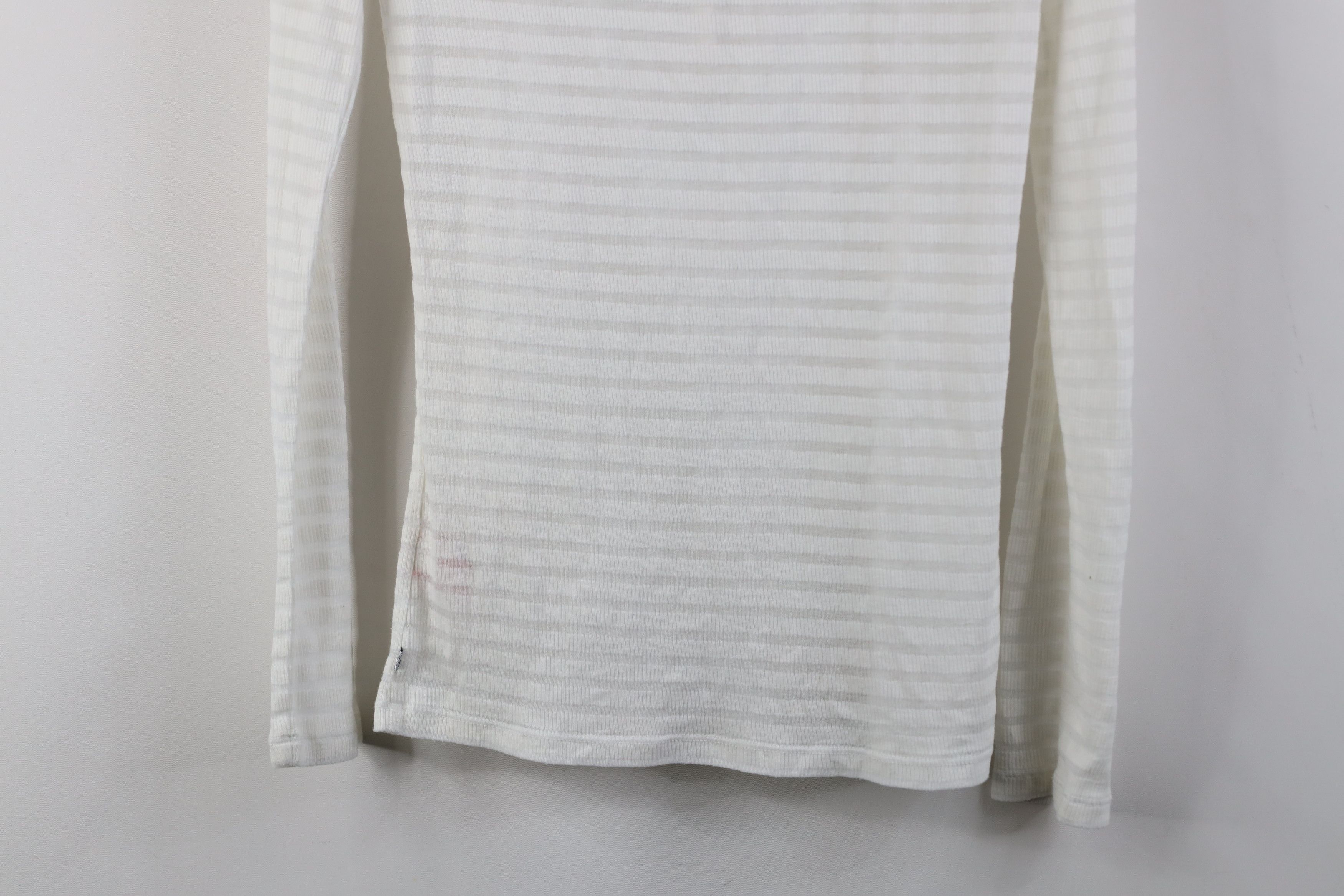 Juicy Couture Vintage Y2K Juicy Couture Sheer Striped Thermal Knit T-Shirt Size M / US 6-8 / IT 42-44 - 12 Thumbnail