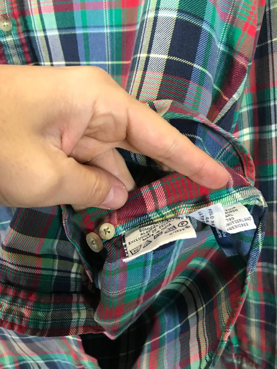 Polo Ralph Lauren Polo Ralph Lauren vintage flannel shirt Size US L / EU 52-54 / 3 - 5 Thumbnail