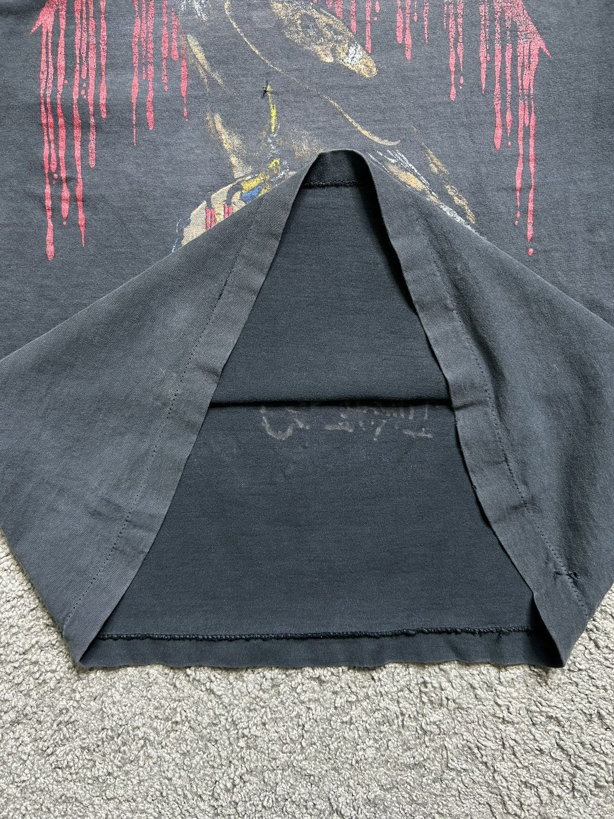 Band Tees Vintage 90s Metallica Pushead Thrashed Tee 1994 Faded Roam Size US L / EU 52-54 / 3 - 5 Thumbnail