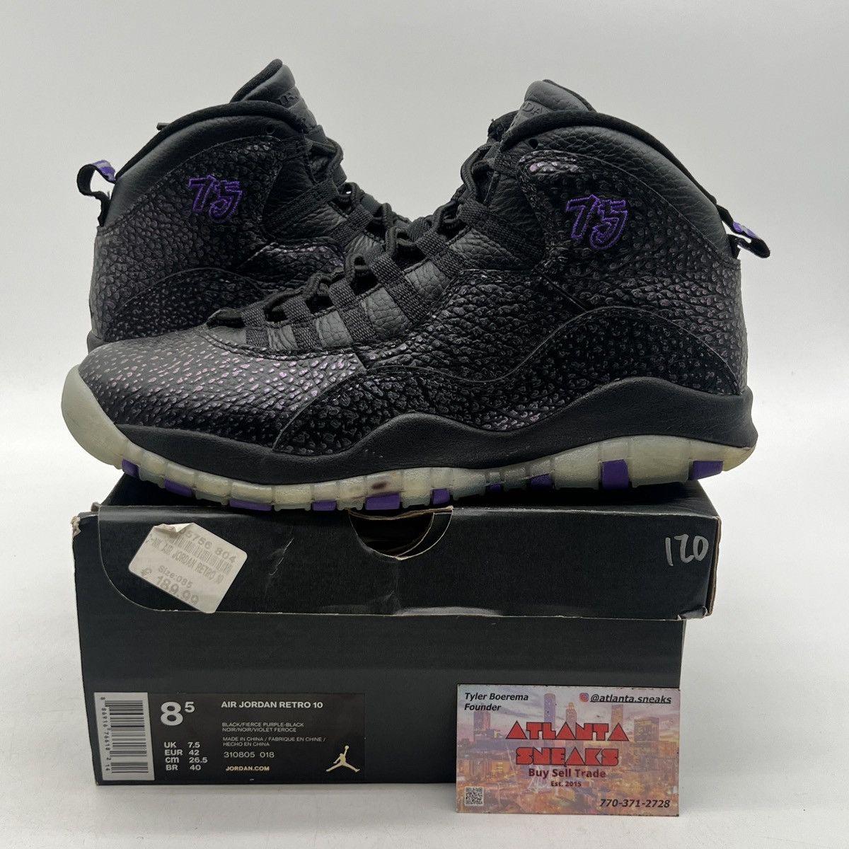 Jordan Brand Air Jordan 10 Paris Size US 8.5 / EU 41-42 - 1 Thumbnail