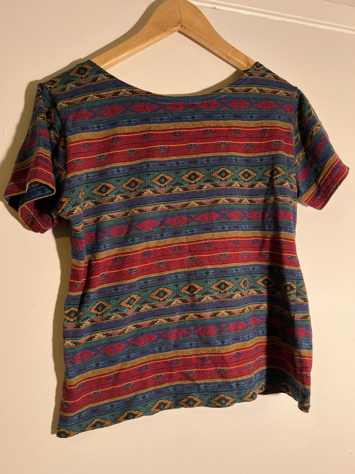 Vintage 90’s 2000’s Y2K VTG Vintage One Step Up Multi Pattern Shirt Size M / US 6-8 / IT 42-44 - 2 Thumbnail