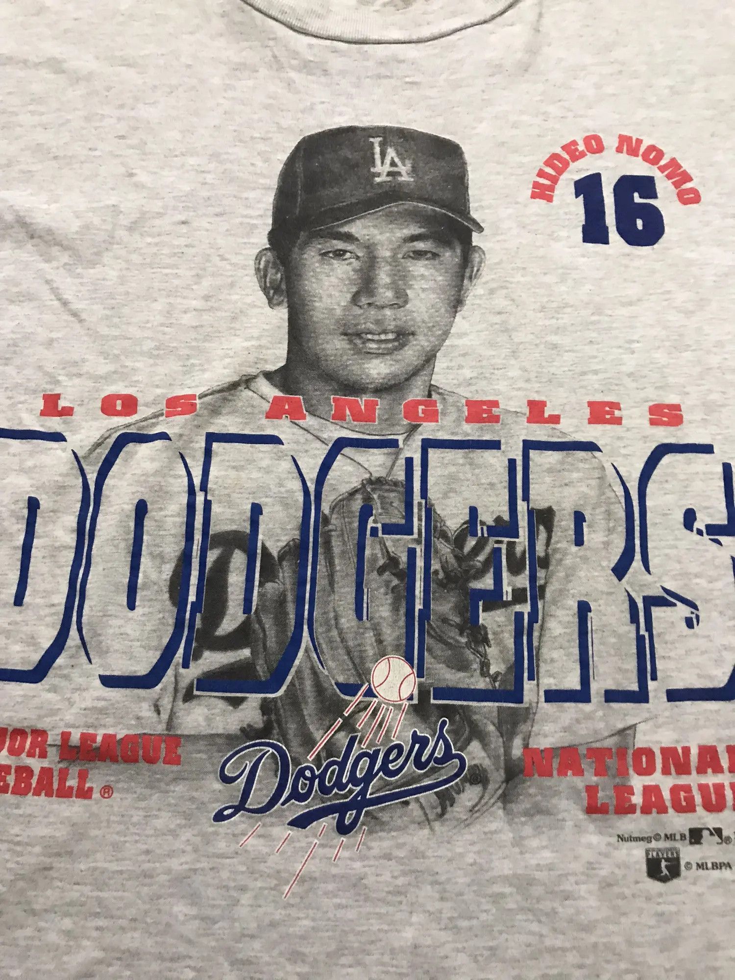 Vintage 1995 Nutmeg Dodgers Tee Size US XL / EU 56 / 4 - 10 Thumbnail
