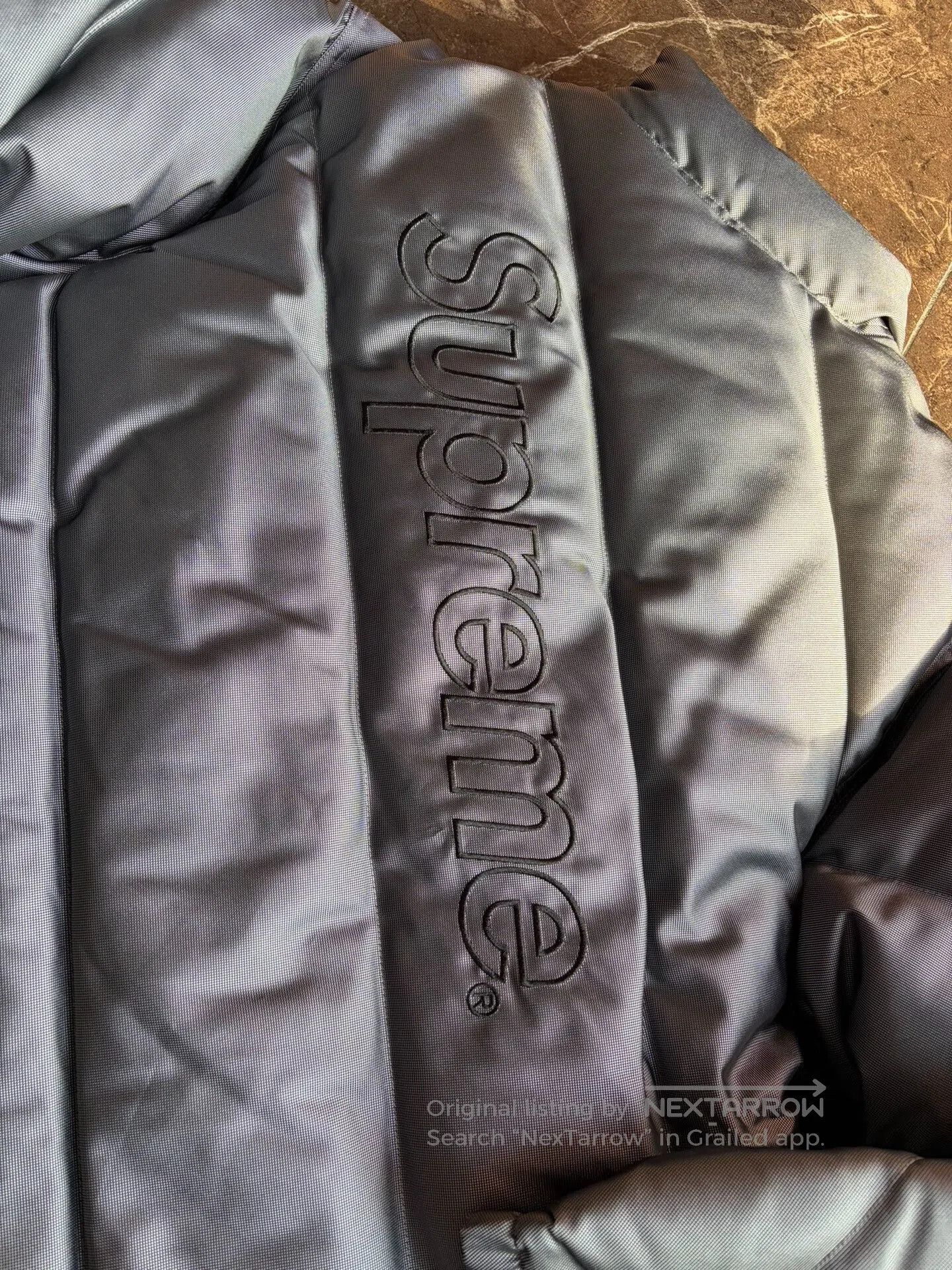 Supreme Supreme FW19 Silver Reflective Jacket L. Size US L / EU 52-54 / 3 - 8 Thumbnail
