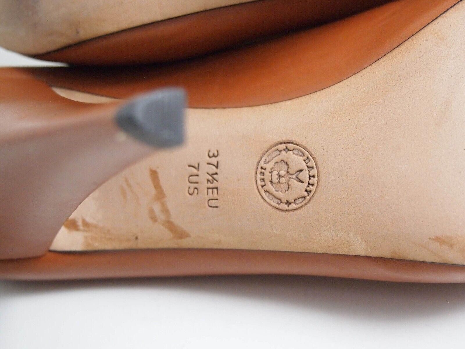 Bally Bally Platform Heels Brown Leather Womens US 7 EU 37.5 Size US 7 / IT 37 - 8 Thumbnail
