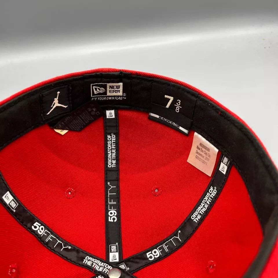 New Era Air Jordan Hat Men Embroidered 59Fifty New Era Fitted Cap Size ONE SIZE - 5 Thumbnail