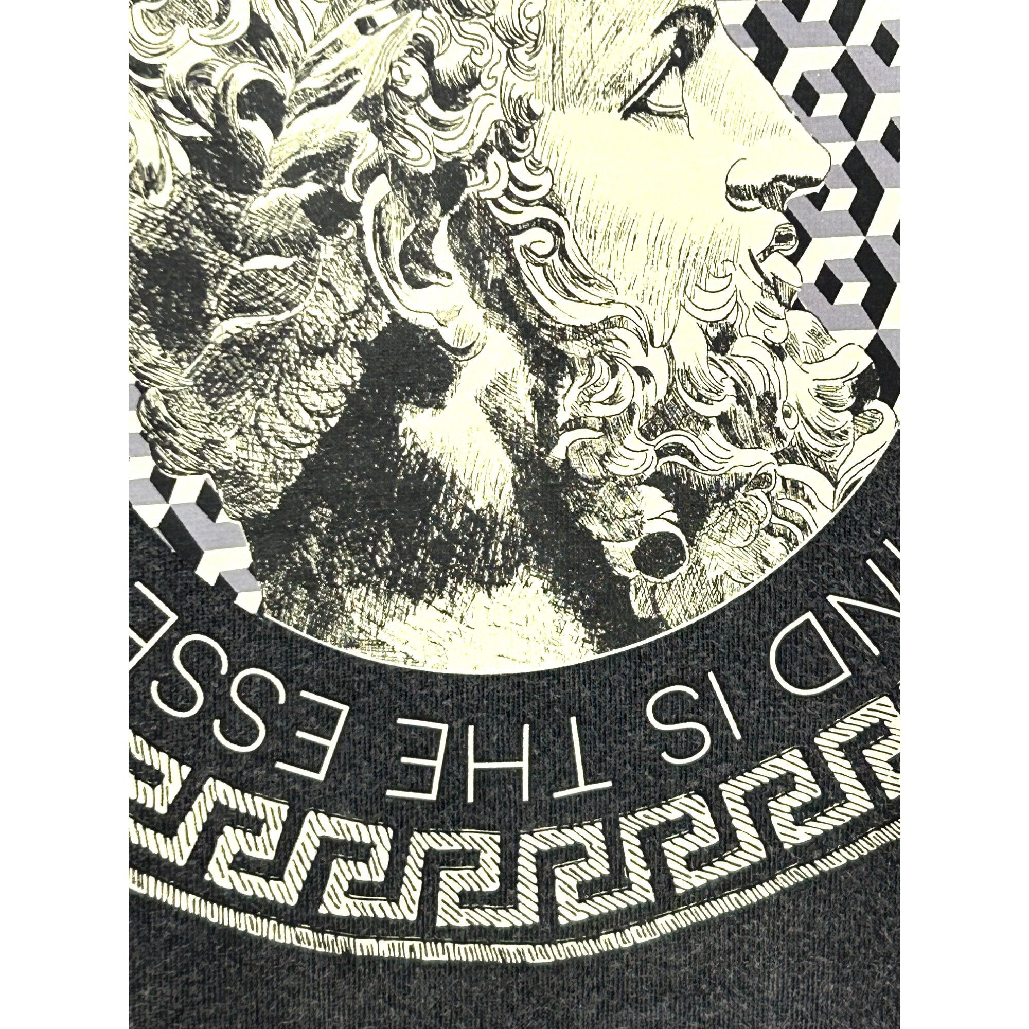 Other Zoe Mens Graphic T-Shirt Black XL Aristotle Greece Energy Mi Size US XL / EU 56 / 4 - 9 Thumbnail
