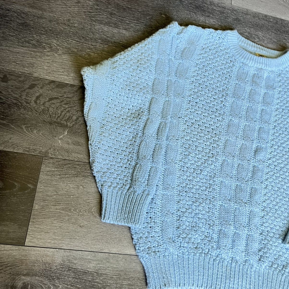 Vintage Vintage 1990s Greek Knitwear Cable Knit Fisherman Sweater Size US M / EU 48-50 / 2 - 3 Thumbnail