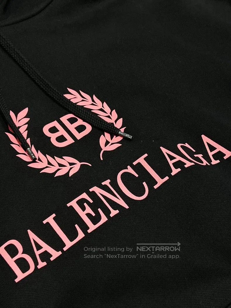 Balenciaga Balenciaga Wheat Ear Logo Hoodie. Size US M / EU 48-50 / 2 - 2 Thumbnail