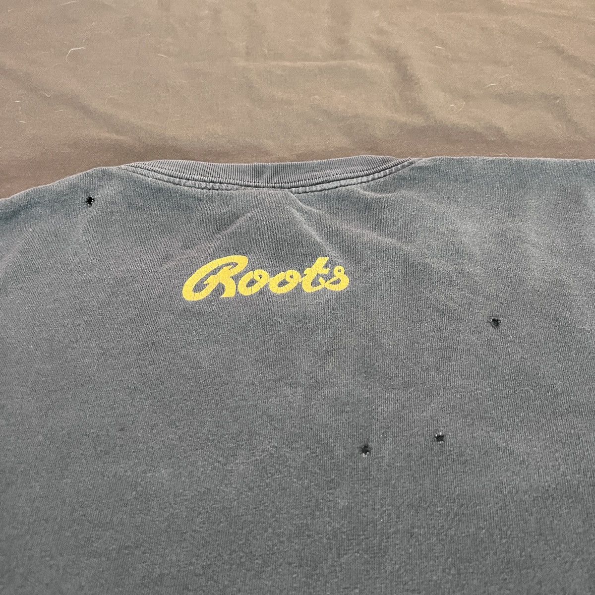NHL Vintage 2002 Roots Champion Hockey Teams Tee Faded Thrashed Size US XL / EU 56 / 4 - 12 Thumbnail