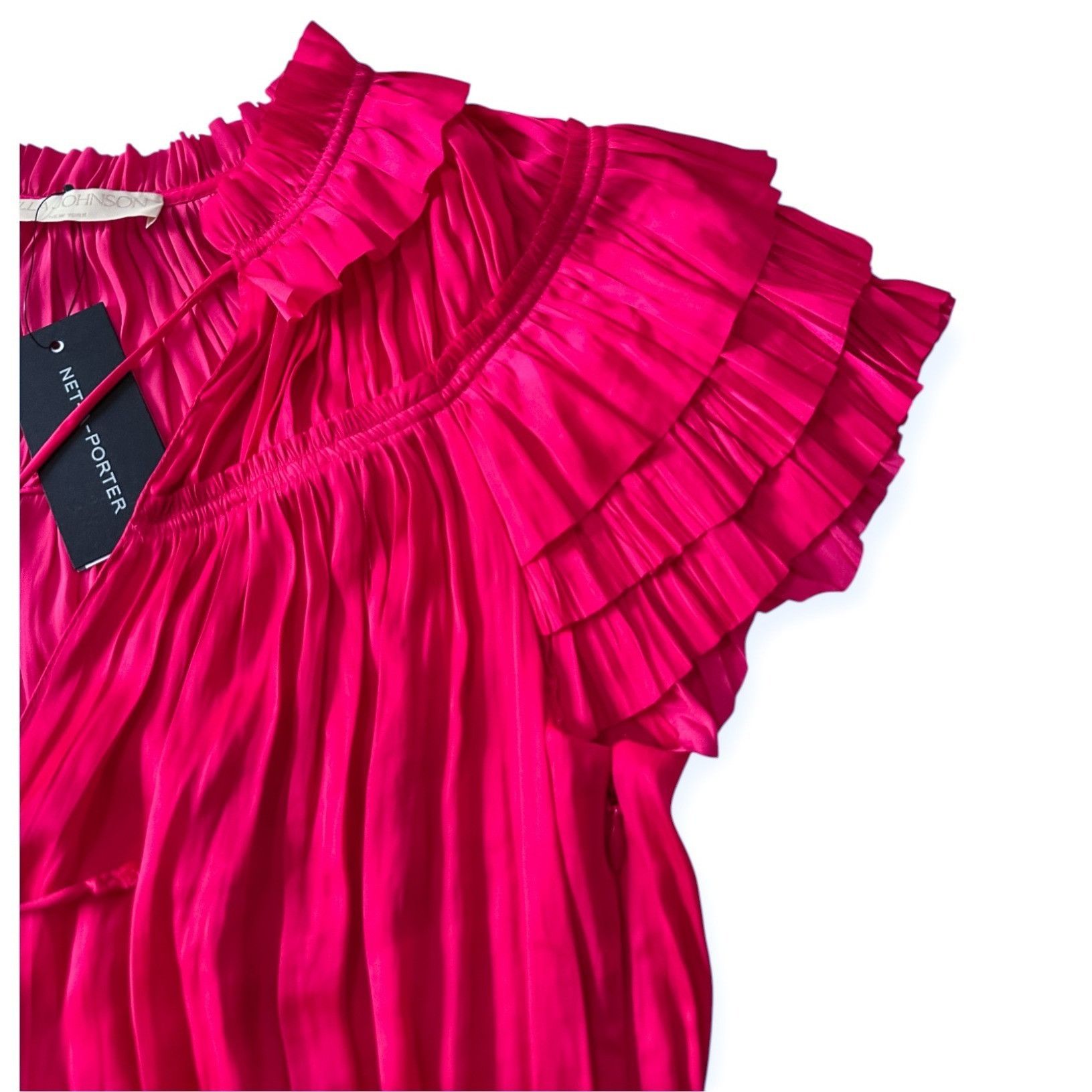 Ulla Johnson ULLA JOHNSON Vesna Mini Dress In Pink, Orchid, Size 4, New w Size S / US 4 / IT 40 - 11 Thumbnail