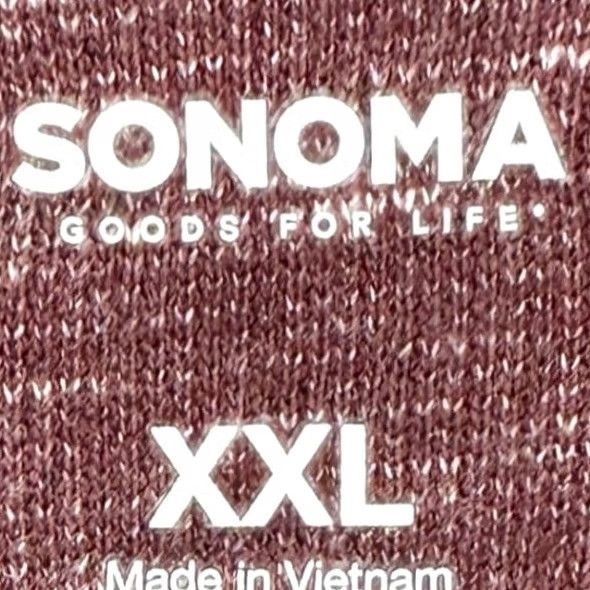 Vintage Sonoma Sweatshirt Crewneck Mens 2XL Maroon Supersoft Thermal Knit Sweater NEW Size US XXL / EU 58 / 5 - 5 Thumbnail