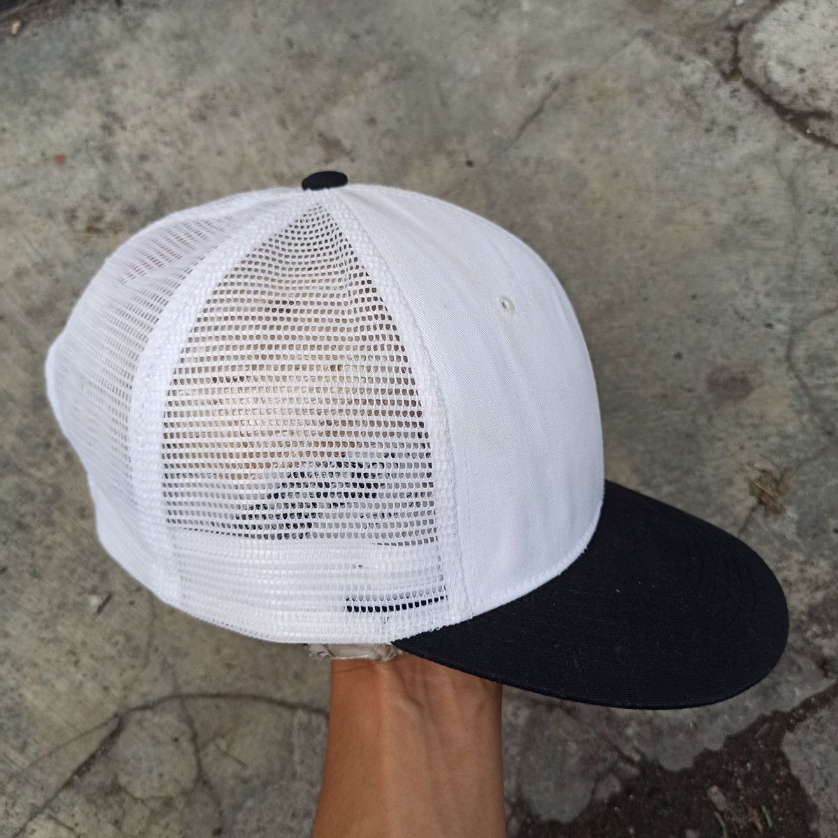 Unsound Rags SICK oversize trucker hat by mqum with gothic logo pin Size ONE SIZE - 7 Thumbnail