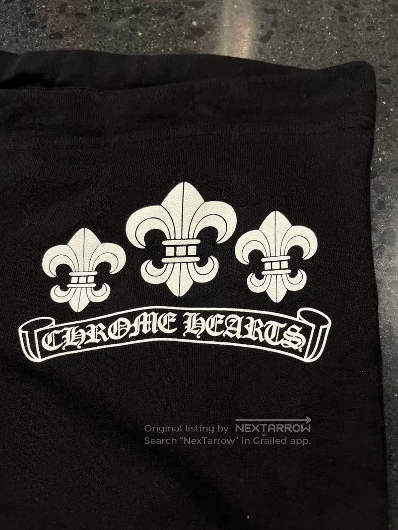 Chrome Hearts CHROME HEARTS Size XL Black cotton trousers Size US 33 - 3 Thumbnail