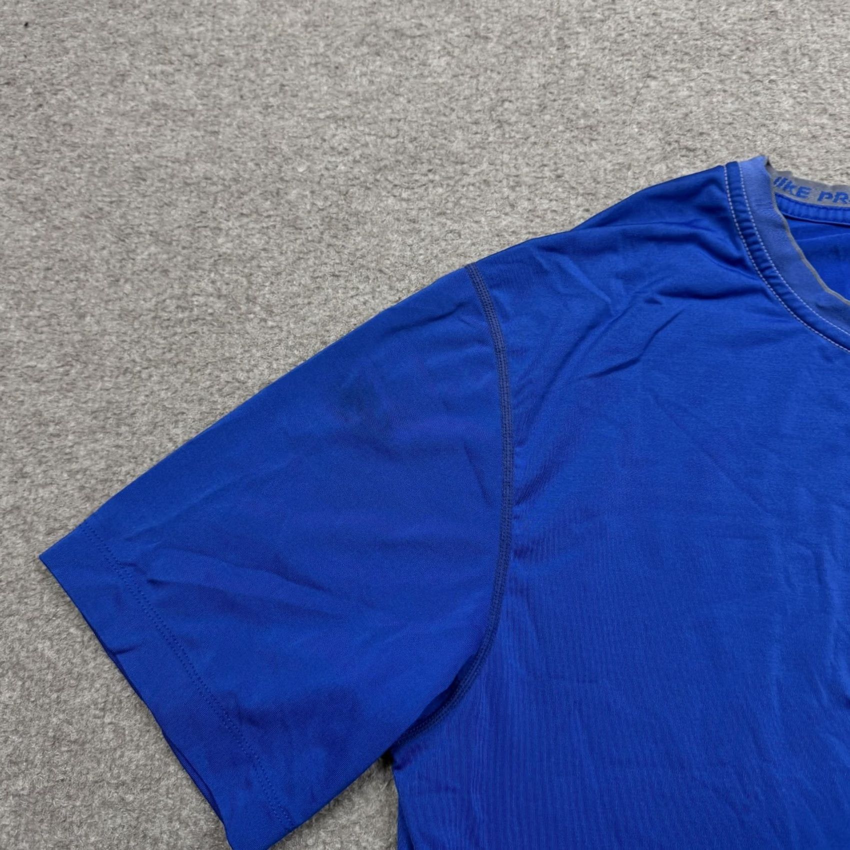 Nike Nike Mens Shirt M Blue Short Sleeve Pro Combat Dri-Fit Performance Gym Run Size US M / EU 48-50 / 2 - 3 Thumbnail