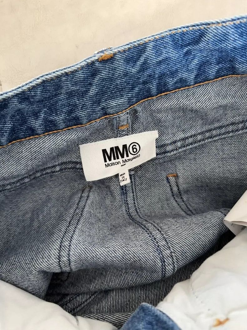 Maison Margiela Maison Margiela Denim stitching structure short skirt Size 25" / US 0 / IT 36 - 3 Thumbnail
