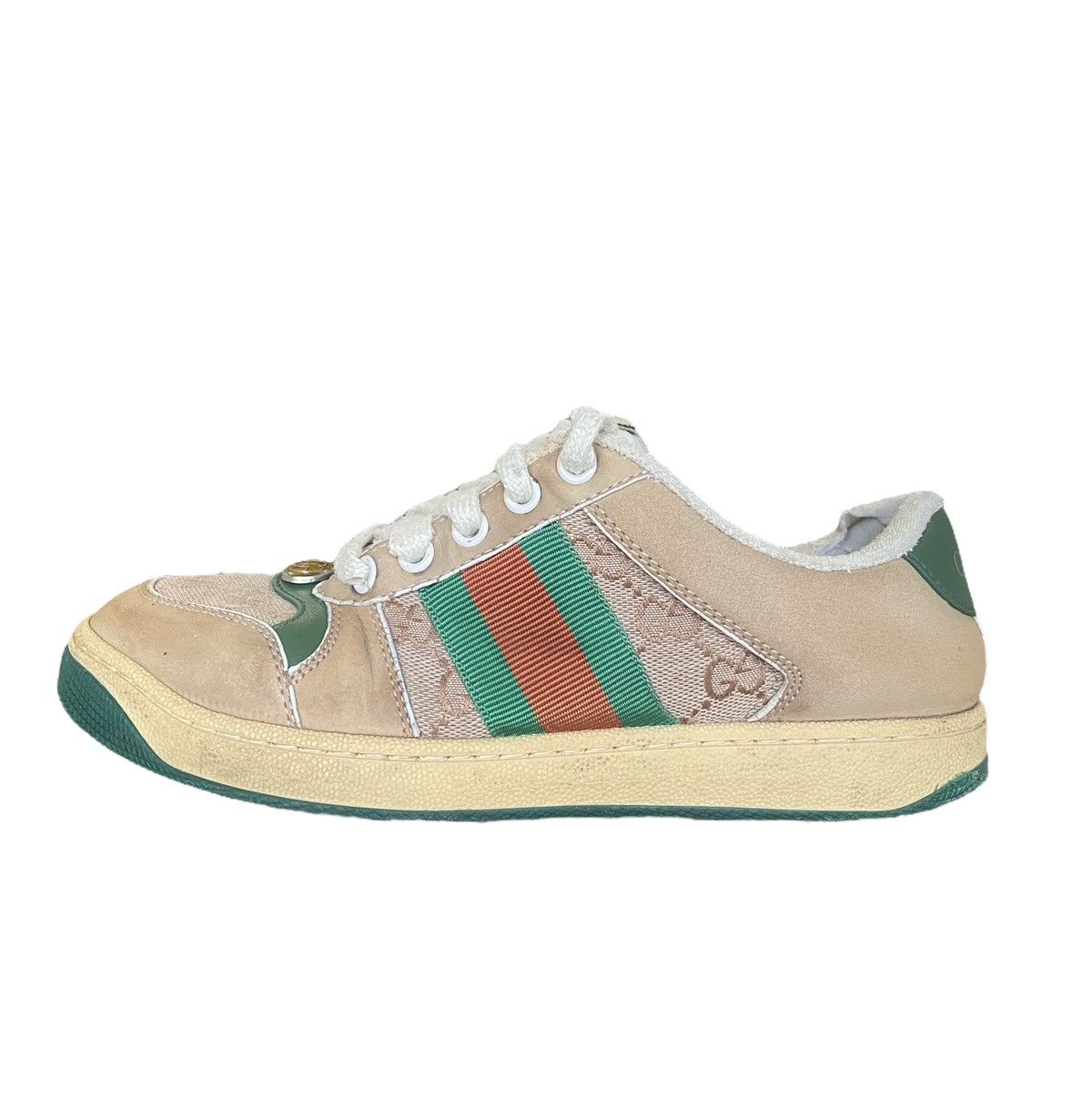 Gucci Gucci screener leather trainers 36 EUR Size US 5 / IT 35 - 1 Thumbnail