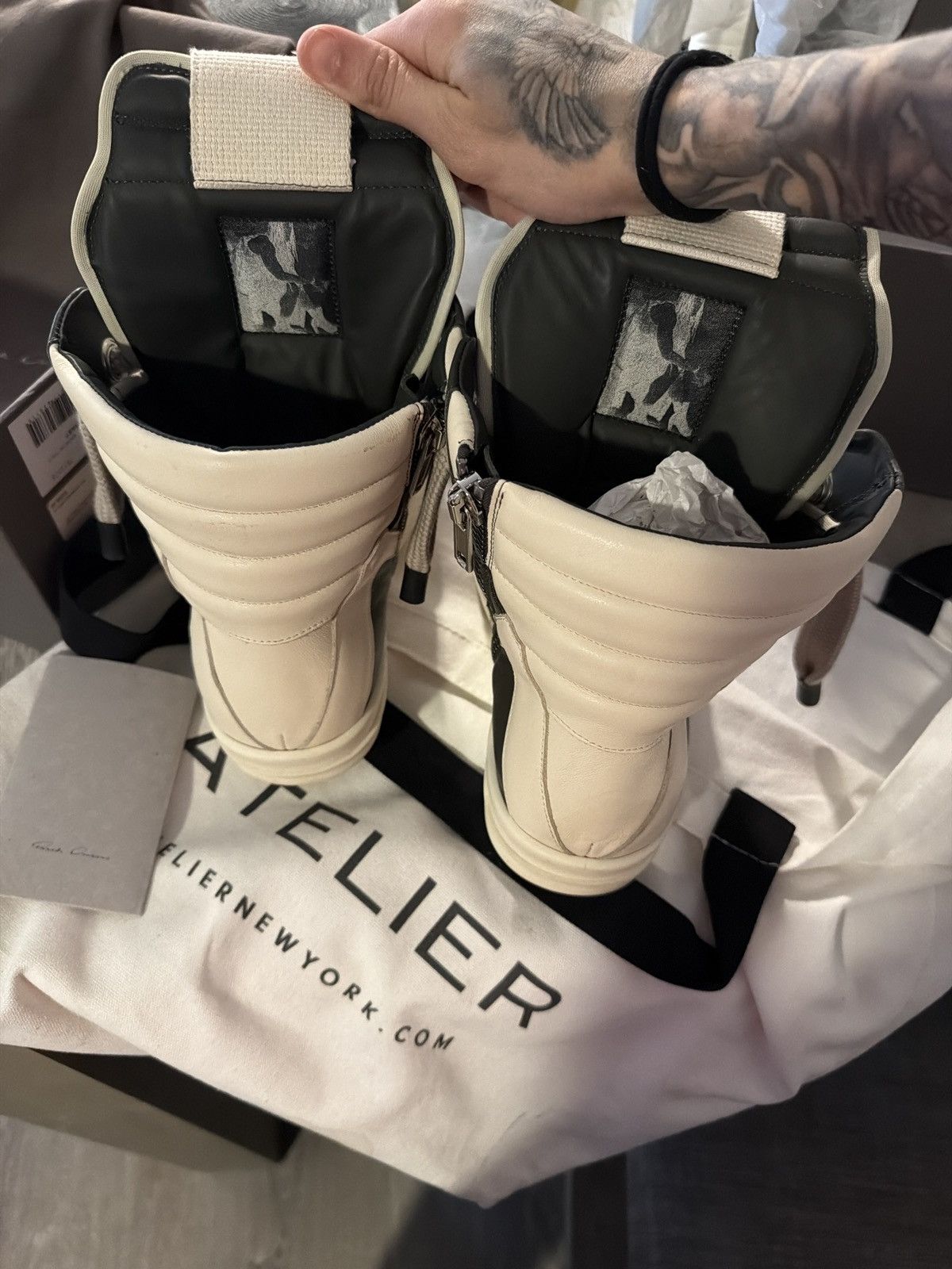Rick Owens Rick Owens Geobasket Size US 8 / EU 41 - 4 Thumbnail