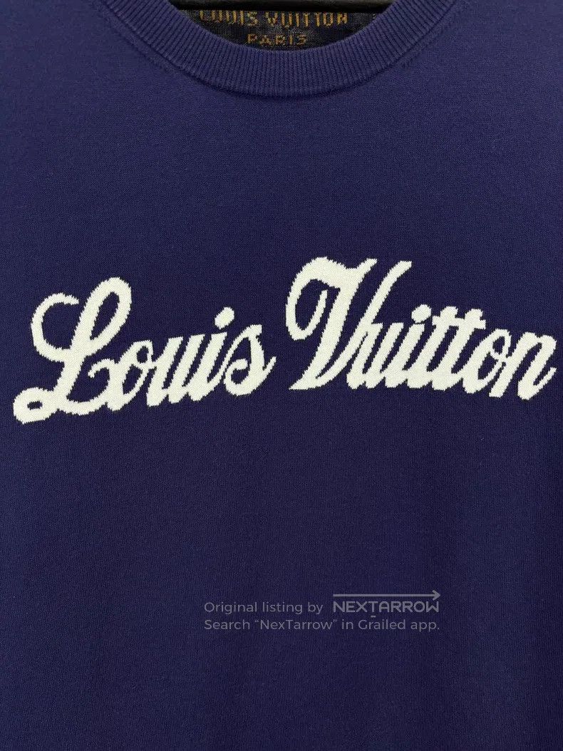 Louis Vuitton Louis Vuitton Blue and purple knitted short sleeve Size US S / EU 44-46 / 1 - 4 Thumbnail