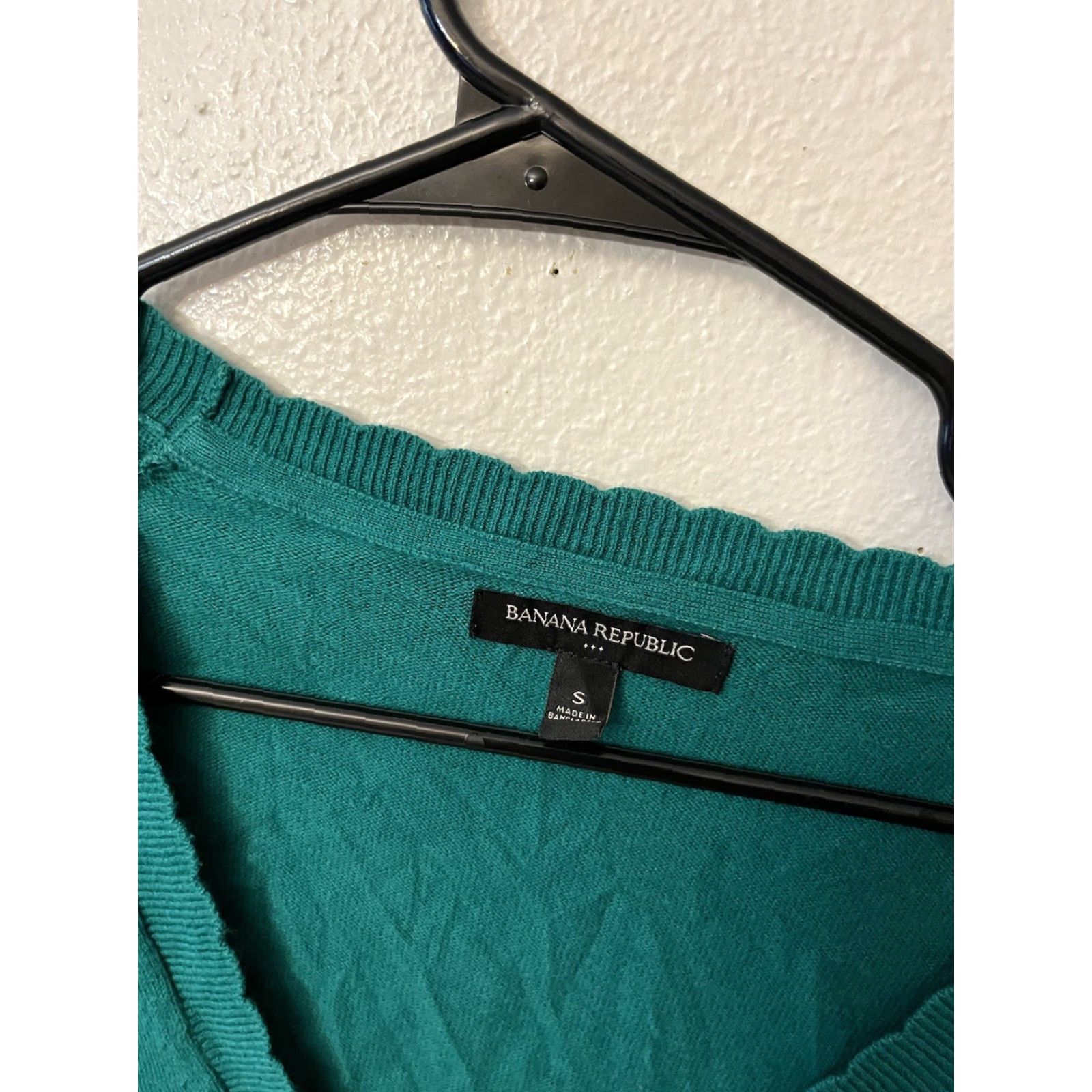 Banana Republic VINTAGE Banana Republic Women's Sweater Cardigan Long Sleeve S Green Solid All Seasons Classic Preppy Size S / US 4 / IT 40 - 2 Thumbnail
