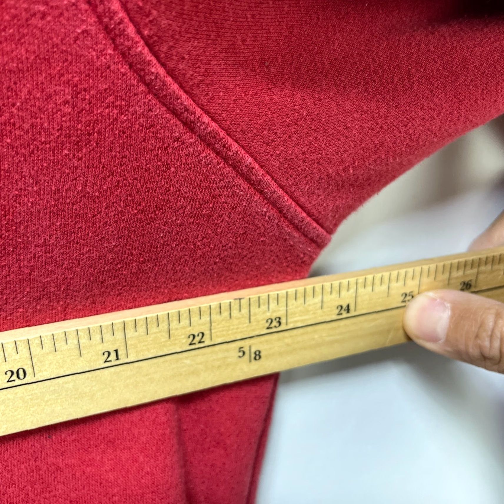 Polo Ralph Lauren Vintage Polo Ralph Lauren Hoodie L Men Red Cotton Fleece Hooded Bear - 90s? Size US L / EU 52-54 / 3 - 6 Thumbnail