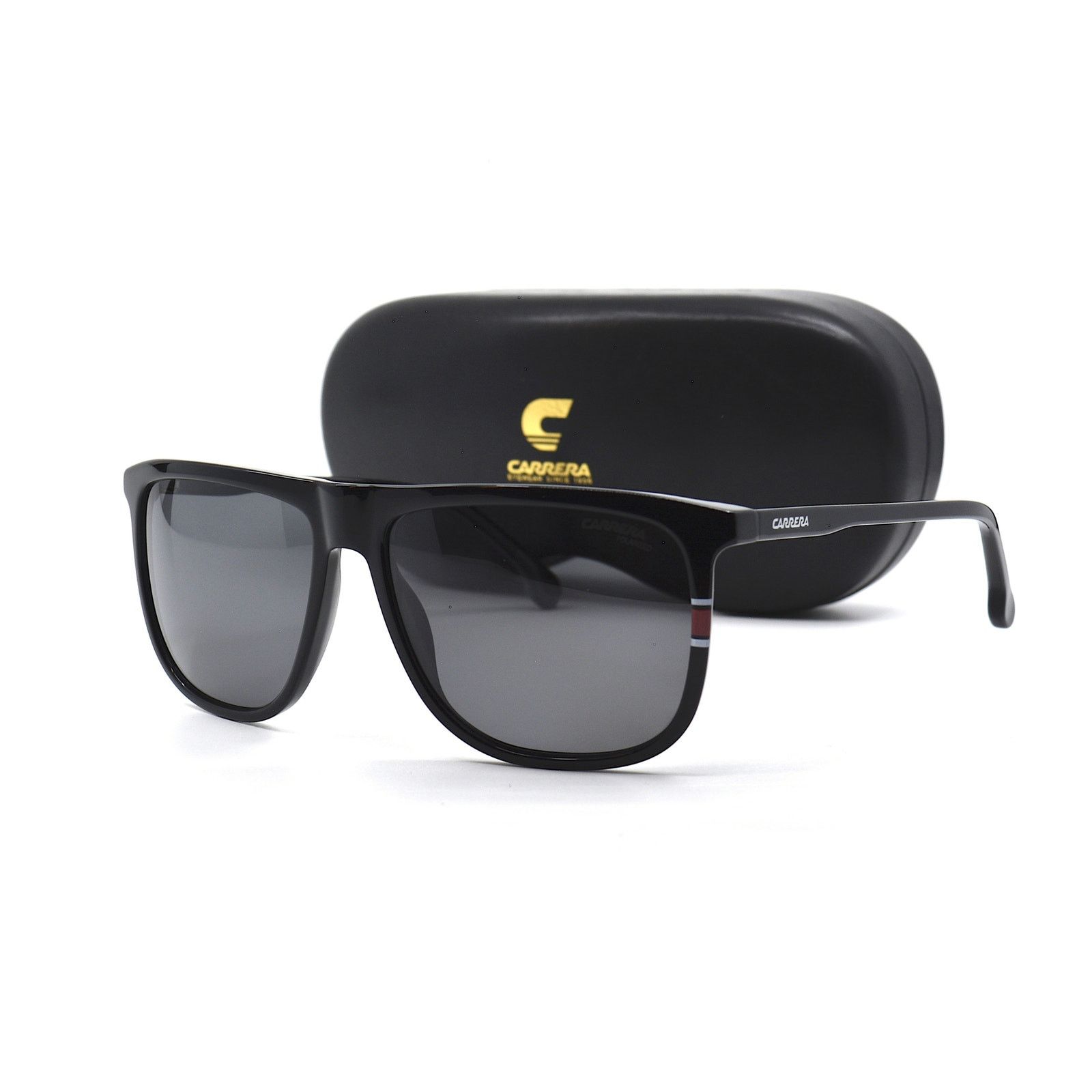 Carrera NEW CARRERA 218/S 807 BLACK GREY POLARIZED SUNGLASSES Size ONE SIZE - 4 Thumbnail