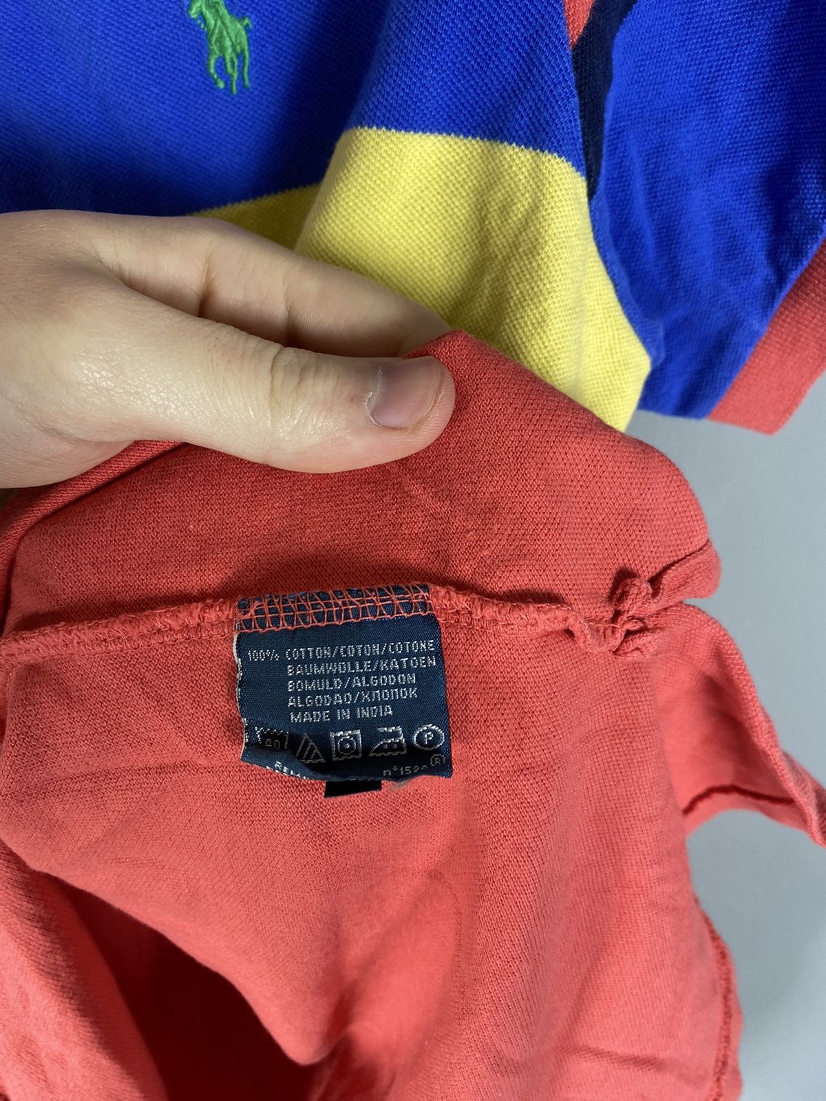 Vintage Vintage mens polo Ralph Lauren polo tee T-shirt Size US L / EU 52-54 / 3 - 5 Thumbnail