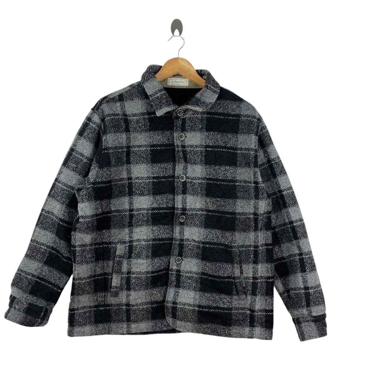 Golden Bear GOLDEN BEAR USA Tartan Plaids Checks Button Jacket Cardigan Size US L / EU 52-54 / 3 - 3 Thumbnail