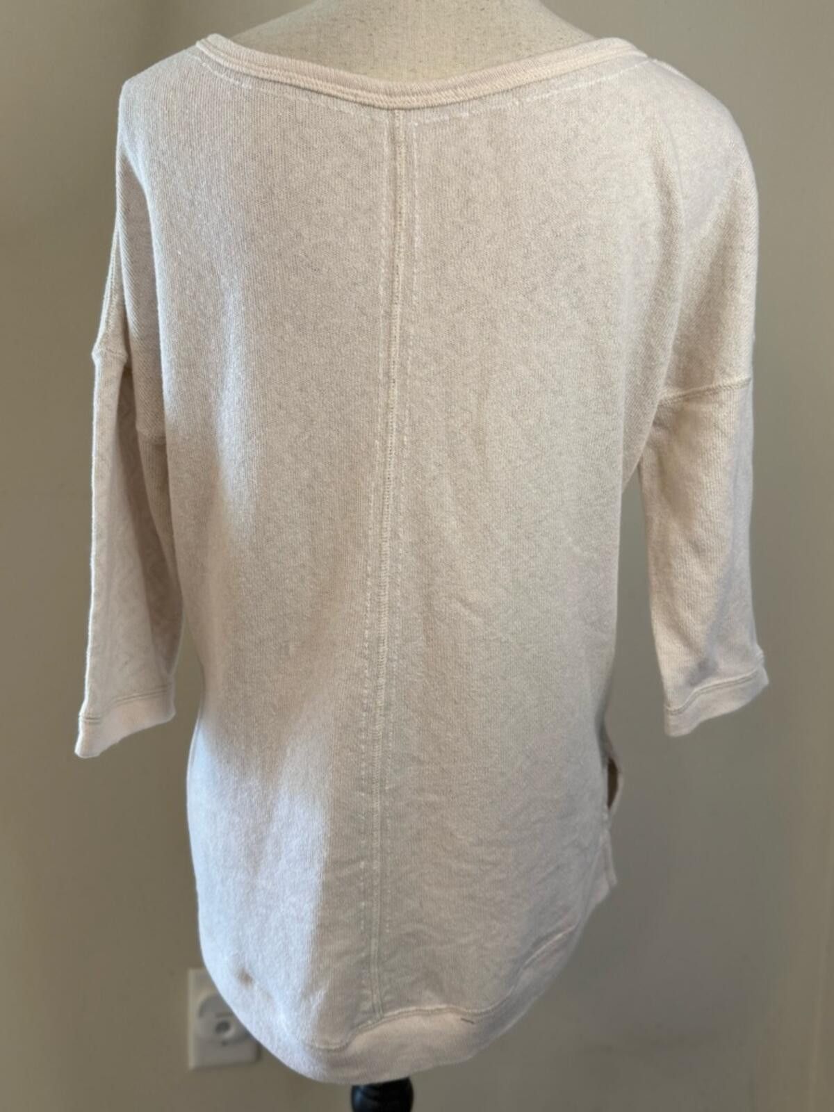 Other Beige boho floral anchor sweater crop sleeves SZ M Size M / US 6-8 / IT 42-44 - 4 Thumbnail