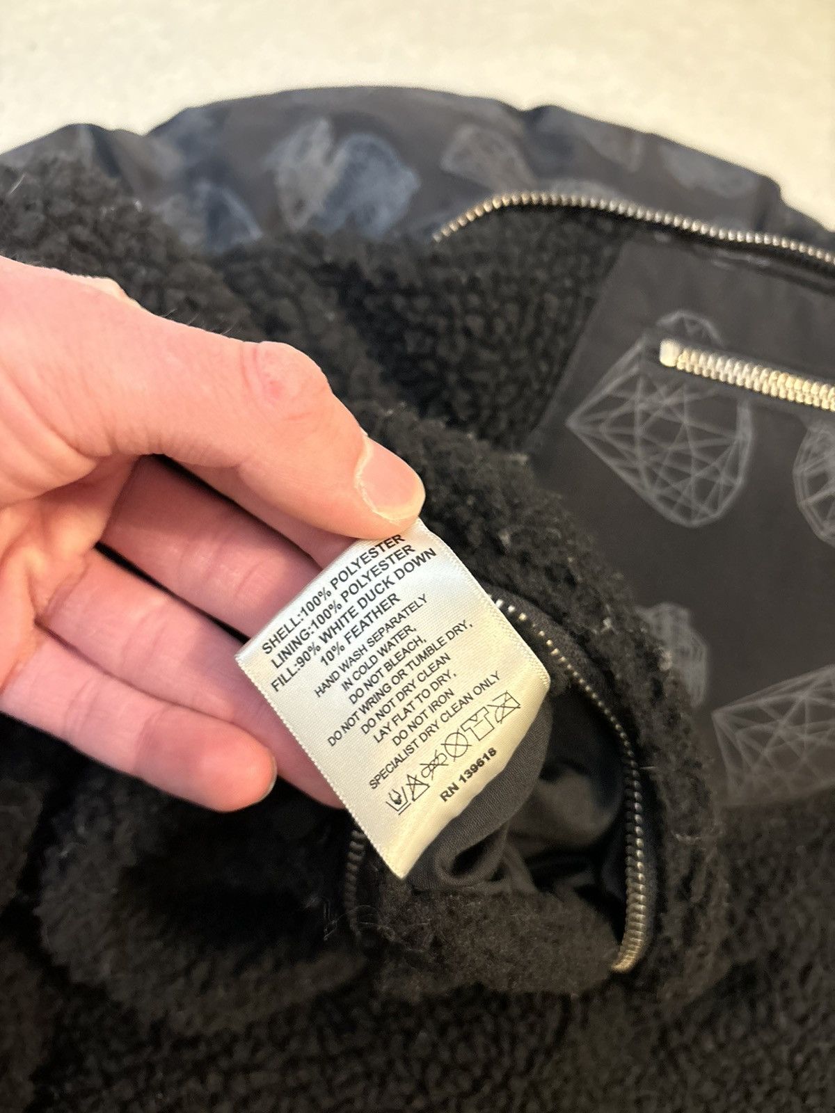 Billionaire Boys Club BBC Diamonds and Dollars Reversible Lined Puffer Jacket Size US XL / EU 56 / 4 - 6 Thumbnail