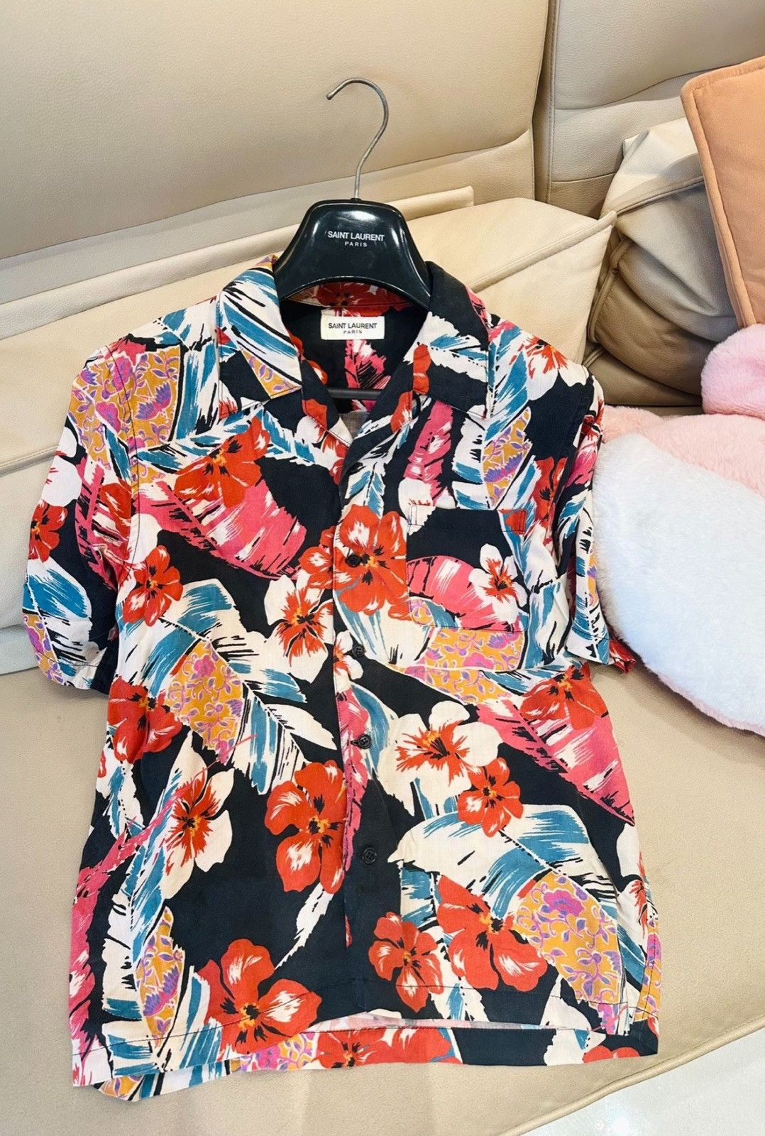 Saint Laurent Paris Hawaiian Shirt | Grailed