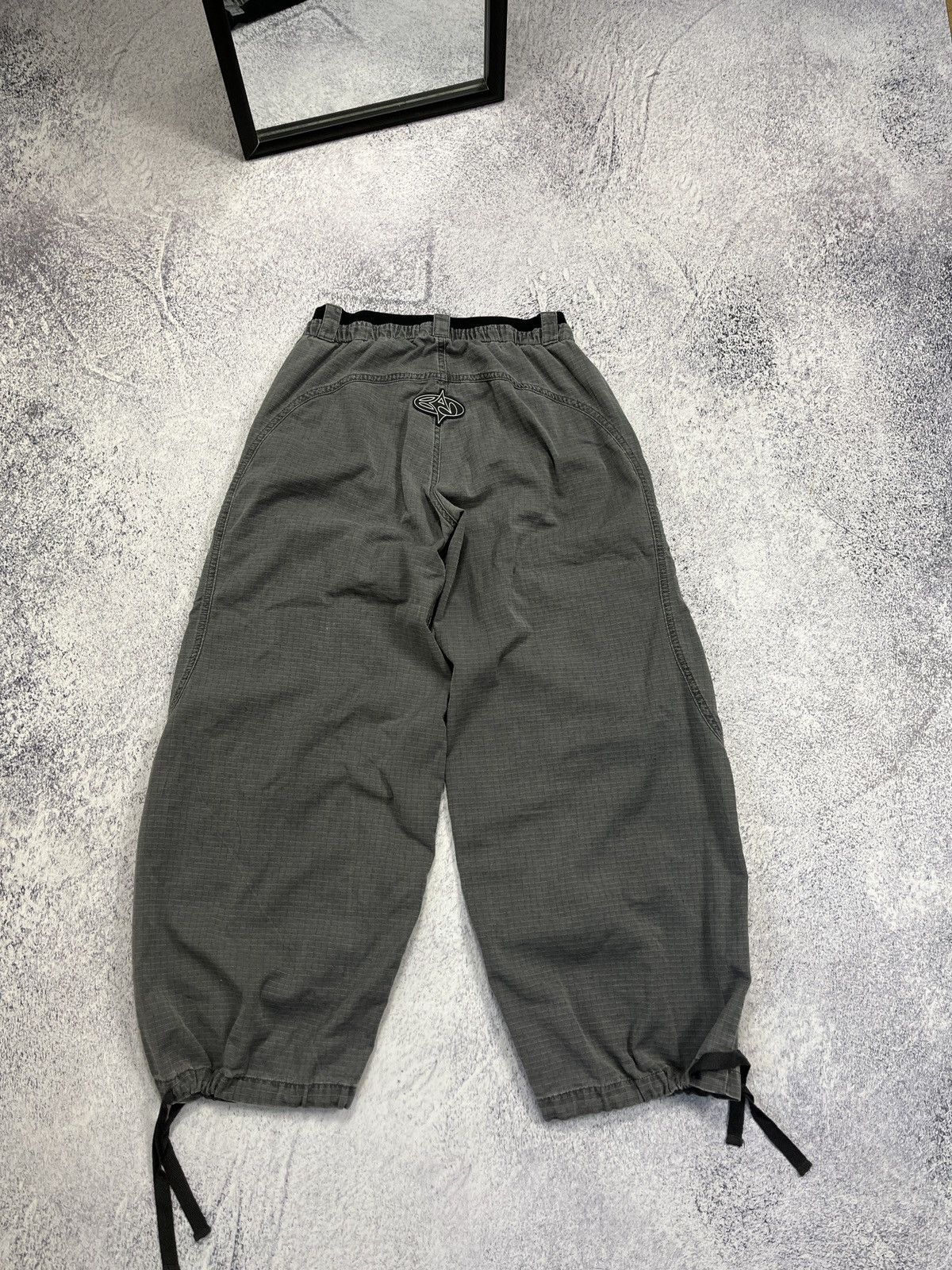Japanese Brand Basic Pleasure Mode Japanese Cargo Baggy Pants Avant Garde Size 30" / US 8 / IT 44 - 16 Thumbnail