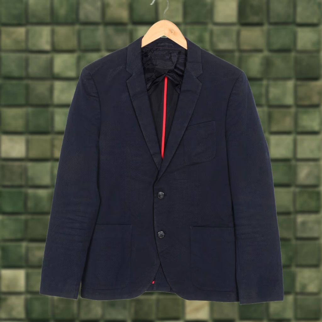 Hugo Boss HUGO BOSS Arlton Blazer Jacket Men 50 Casual Formal Business MJ6362 Blazer Men 50 Blue Size 50R - 1 Thumbnail