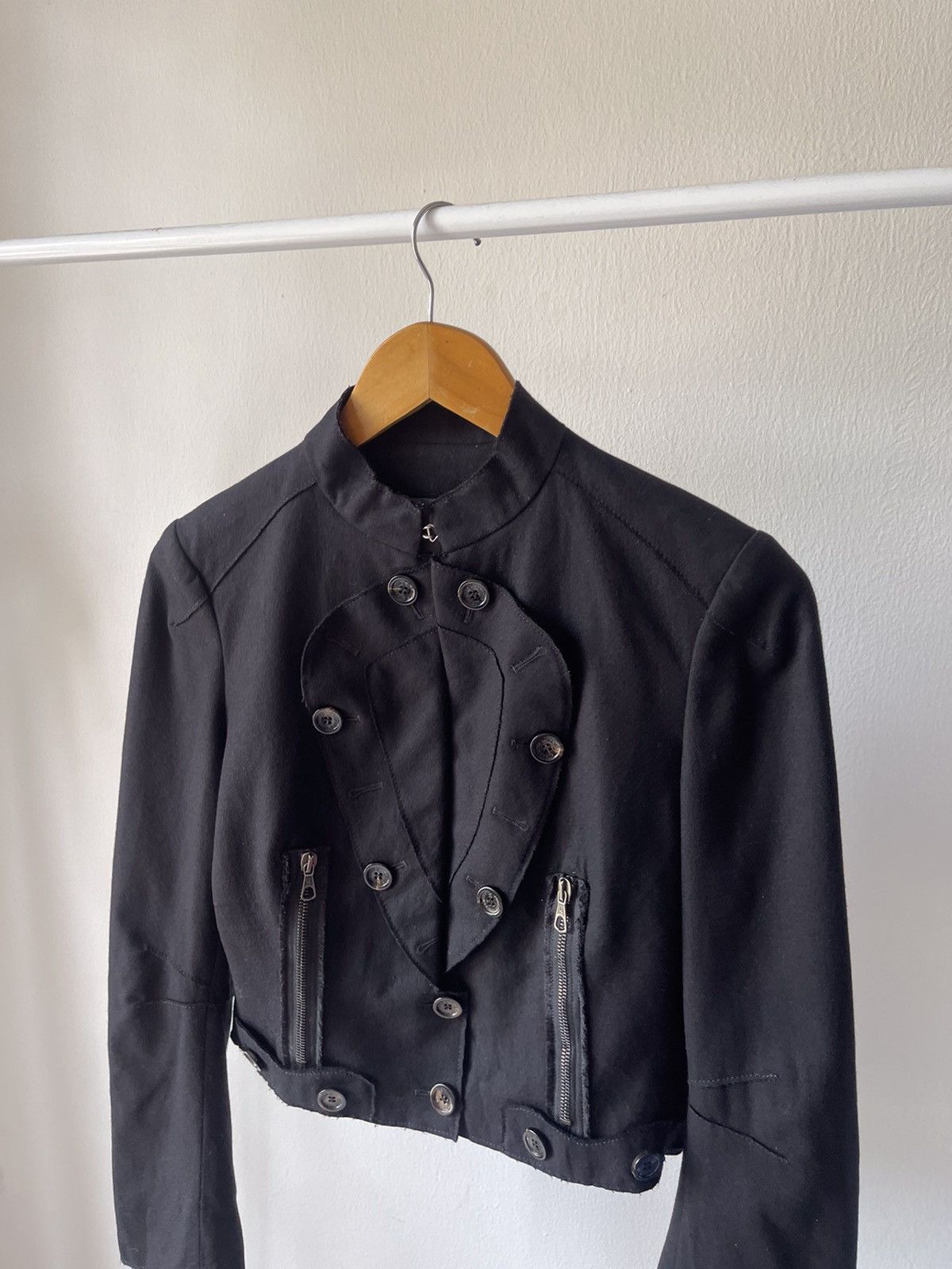 Alexander McQueen 2000s AlexanderMcqueen Wool Punk Zip Style Jacket 96 Size US XS / EU 42 / 0 - 5 Thumbnail