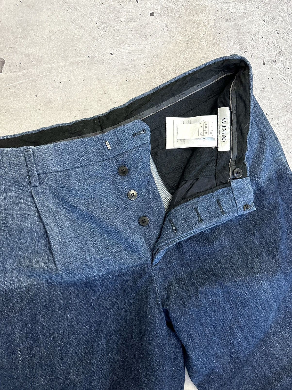 Valentino Valentino Made in Italy Two Tone Blue Men’s Denim Pants Size US 36 / EU 52 - 8 Thumbnail