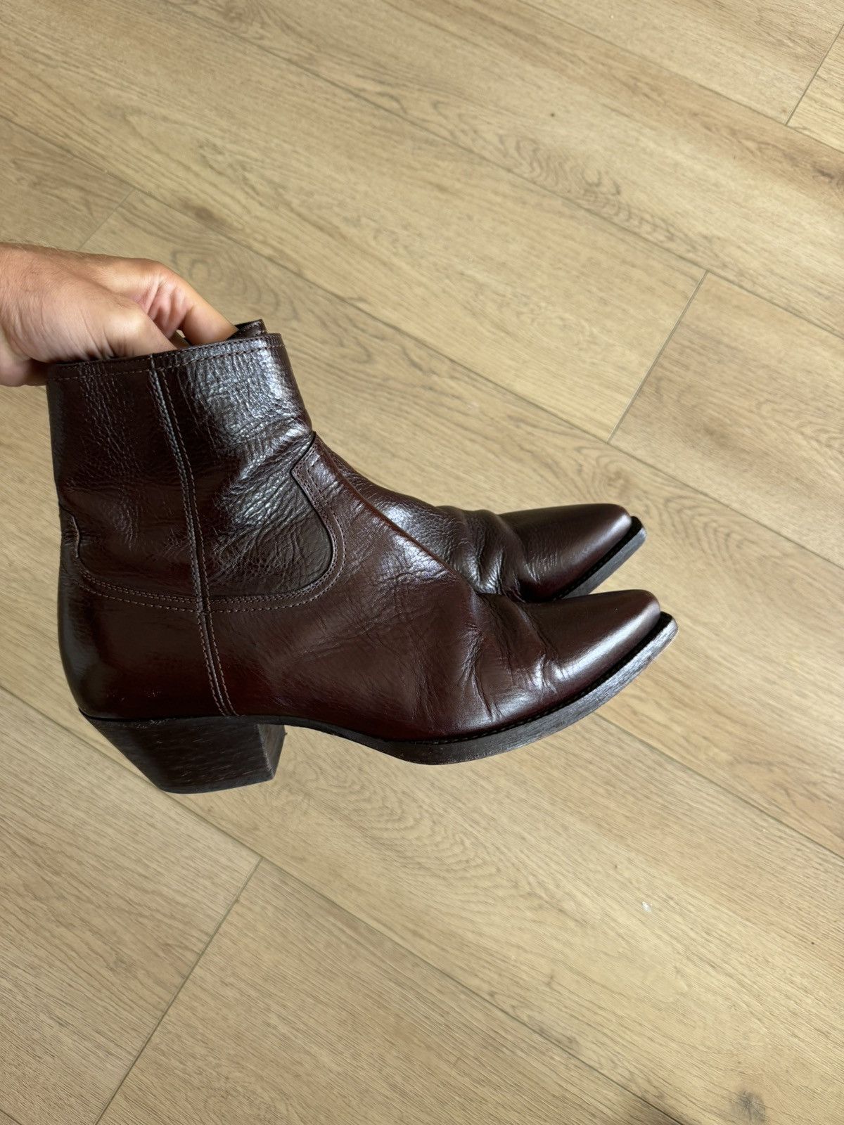 Saint Laurent Paris Leather Lukas boot Size US 11 / EU 44 - 2 Thumbnail
