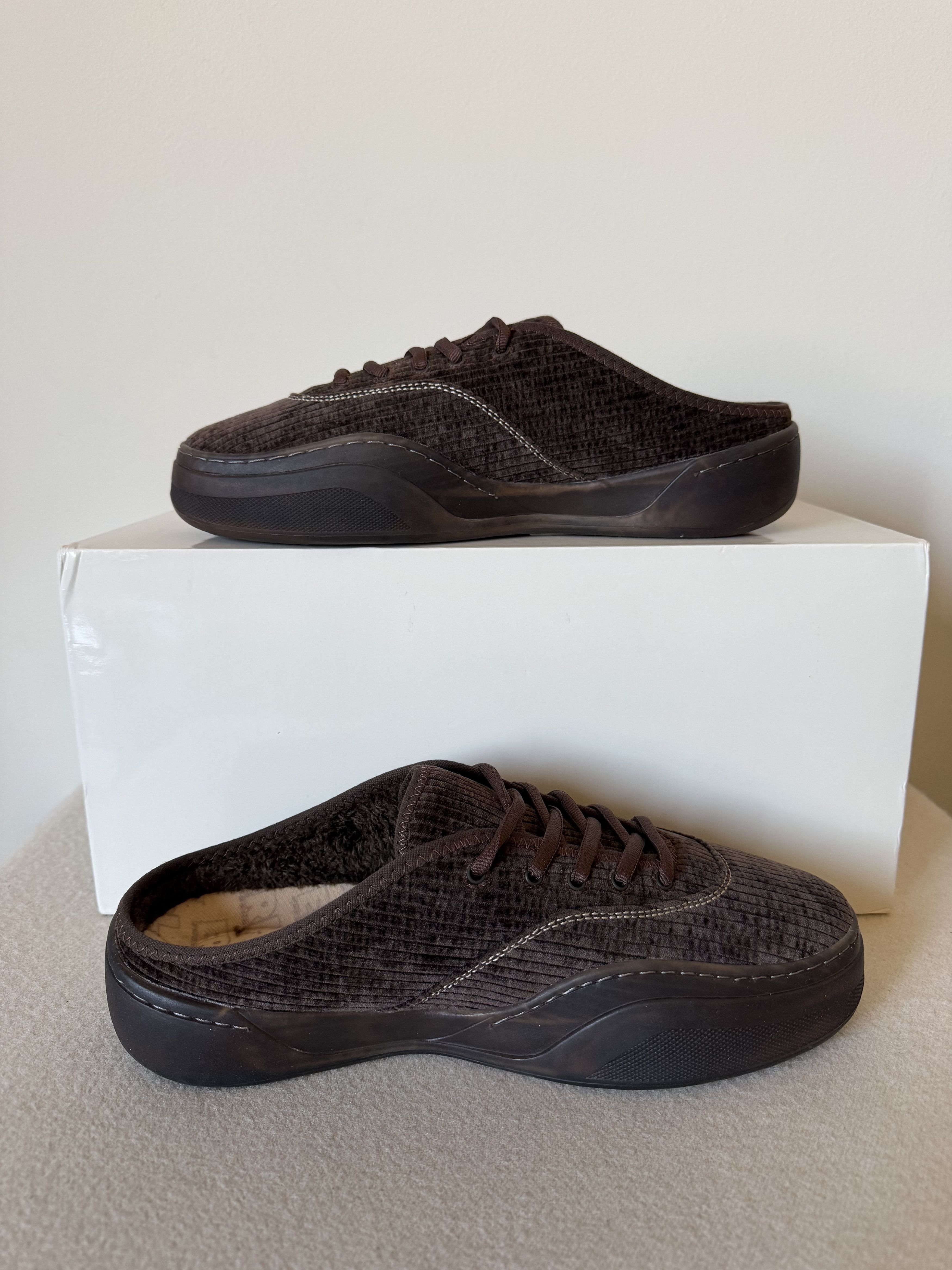 ERL ERL Camino Mules in Mud Brown Corduroy Size US 10 / EU 43 - 3 Thumbnail