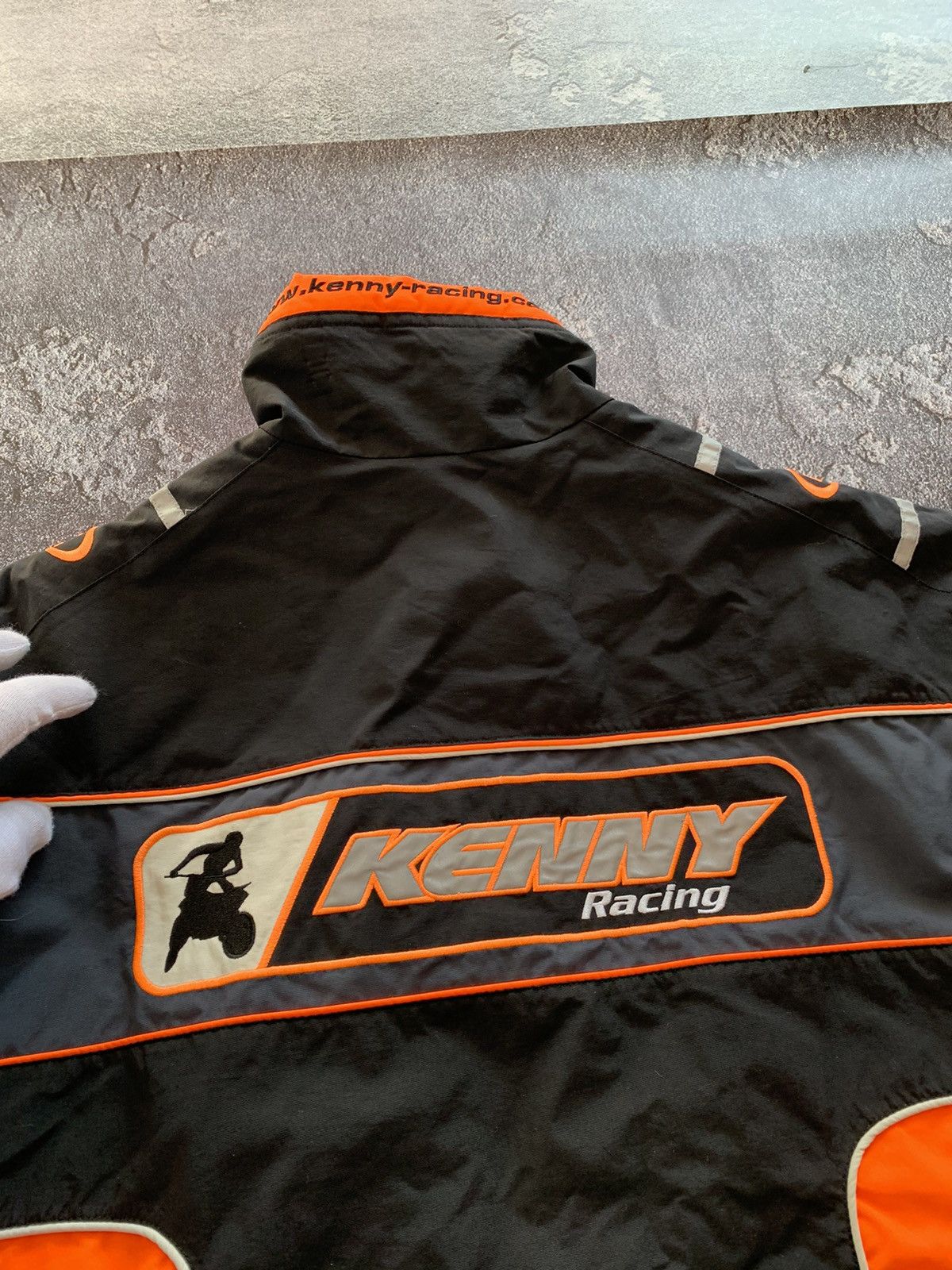 Vintage VTG Kenny Motorcycle Racing Black/Orange Jacket Y2K Size US M / EU 48-50 / 2 - 9 Thumbnail