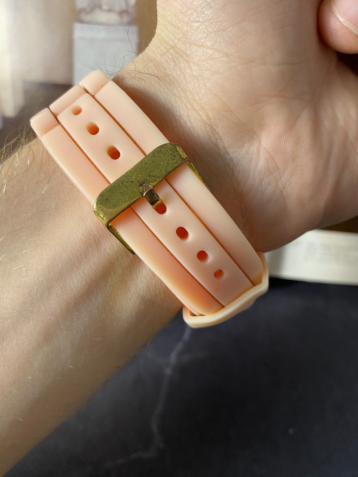 Jewelry Vintage Pink Watch with Roman Numerals Size ONE SIZE - 4 Thumbnail
