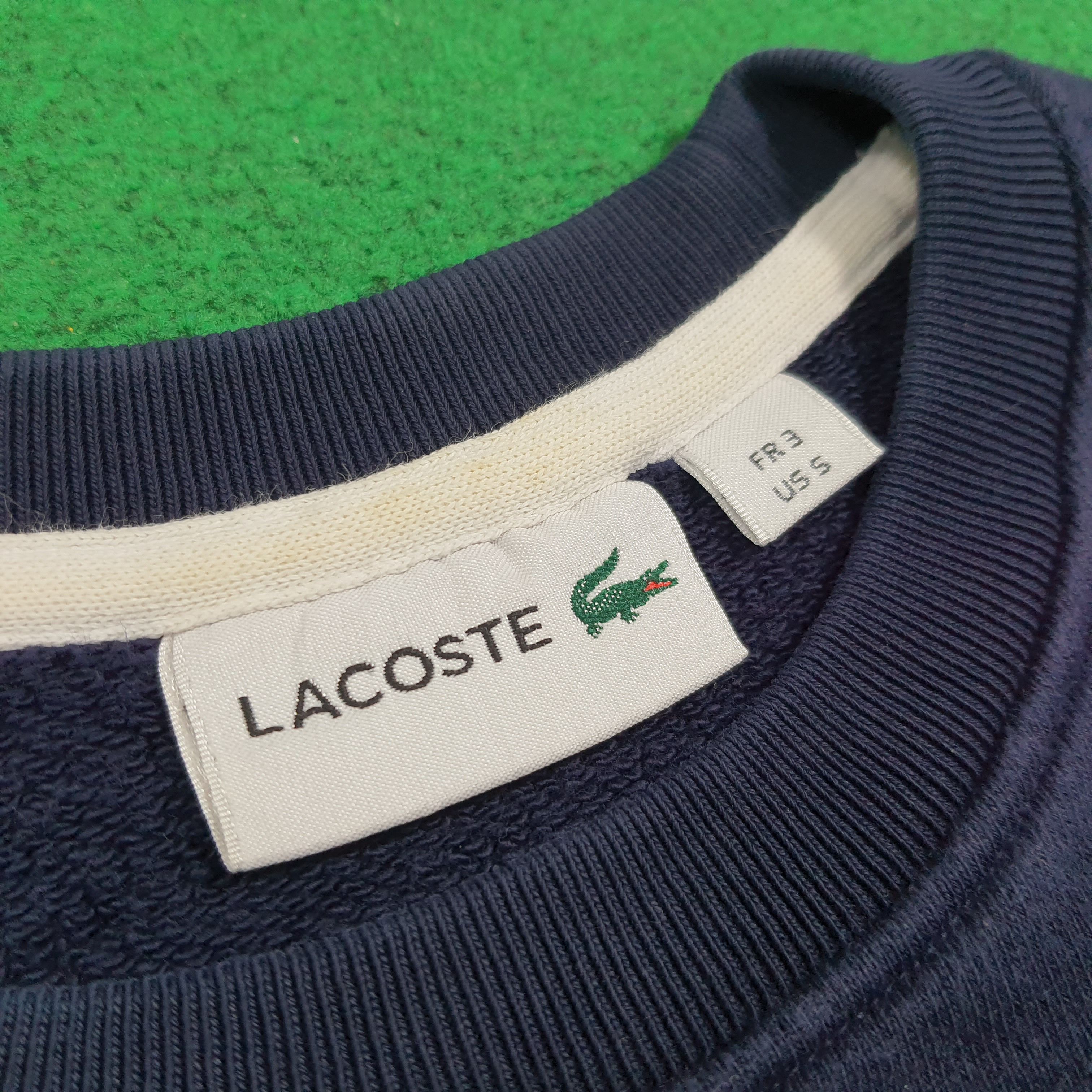 Lacoste Vintage Lacoste Designer Stripes Sweatshirt C282N2 Size US S / EU 44-46 / 1 - 4 Thumbnail