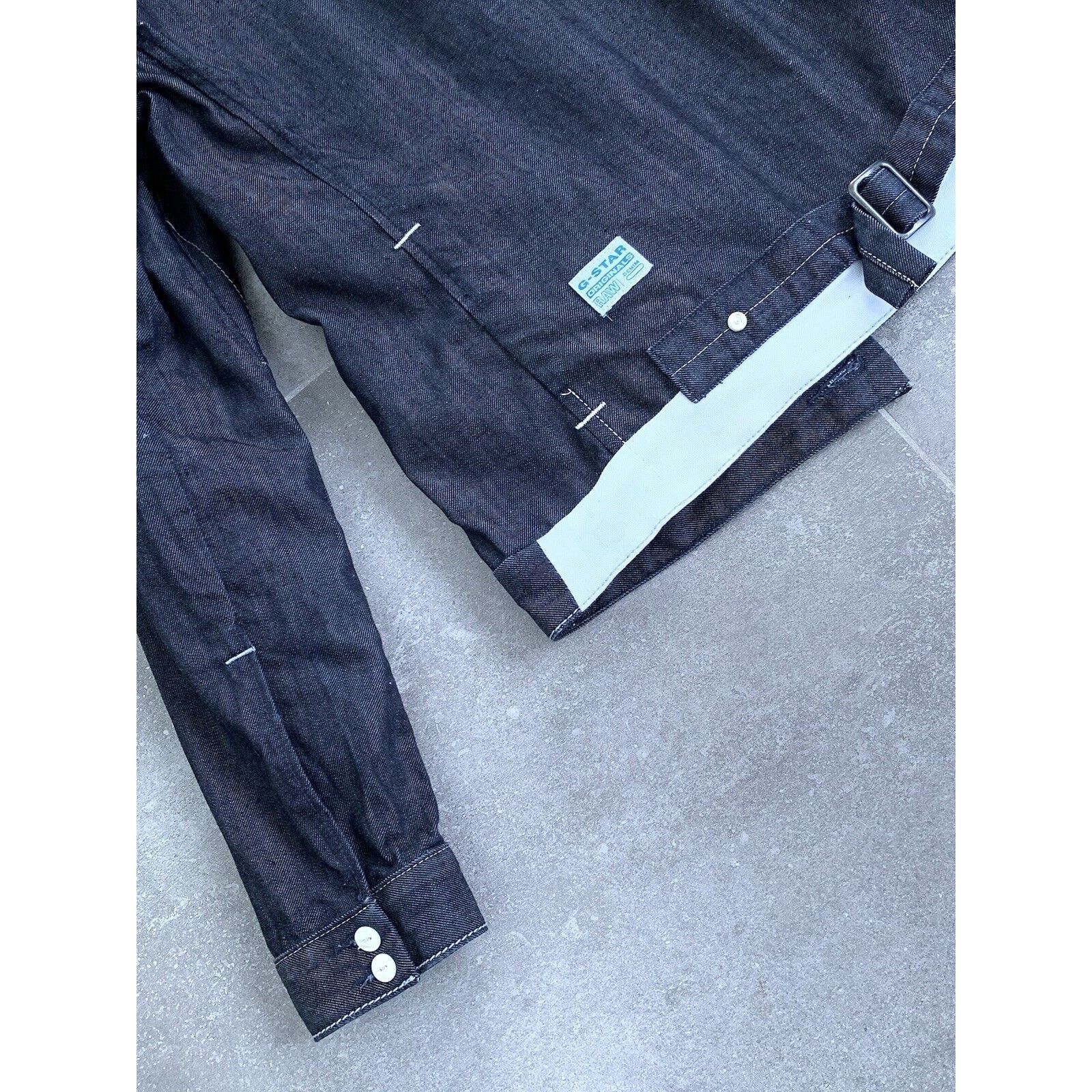 G-Star Mens G-STAR ORGANIC Raw Alcatraz Denim Jacket Coat SZ M EU48 Size US M / EU 48-50 / 2 - 17 Thumbnail